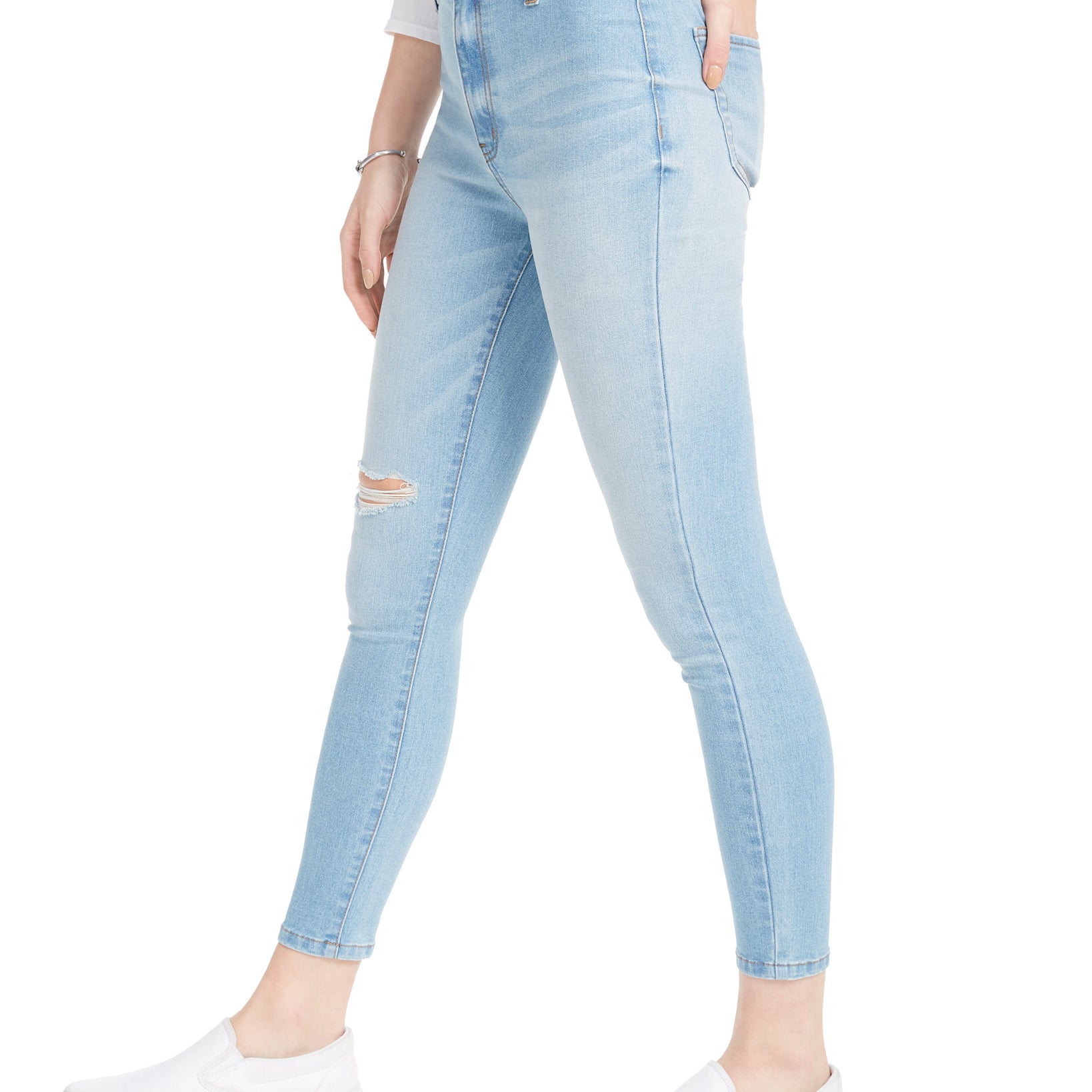 Tinseltown Women High Rise Skinny Ankle Jeans