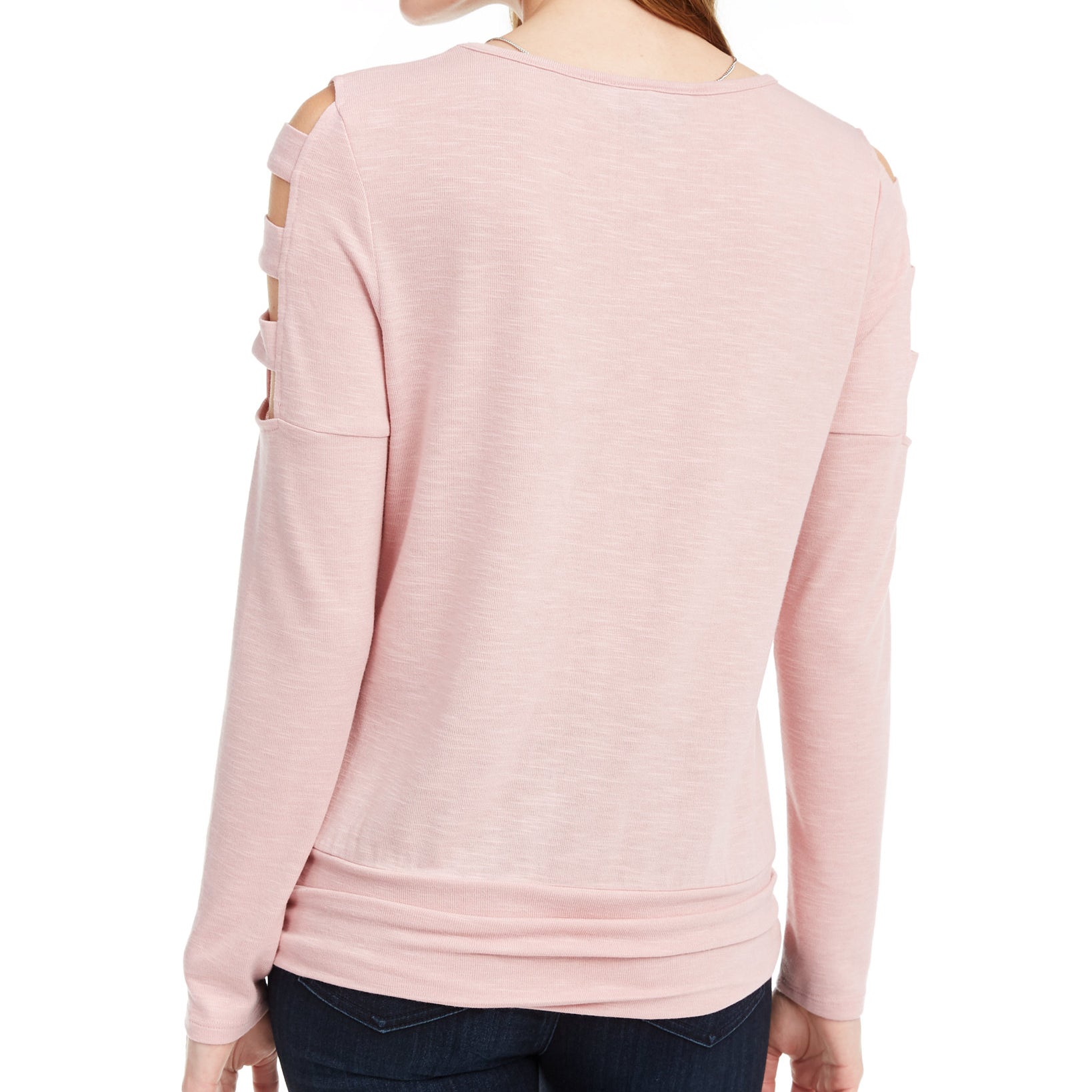 BCX Juniors Lattice Sleeve Top