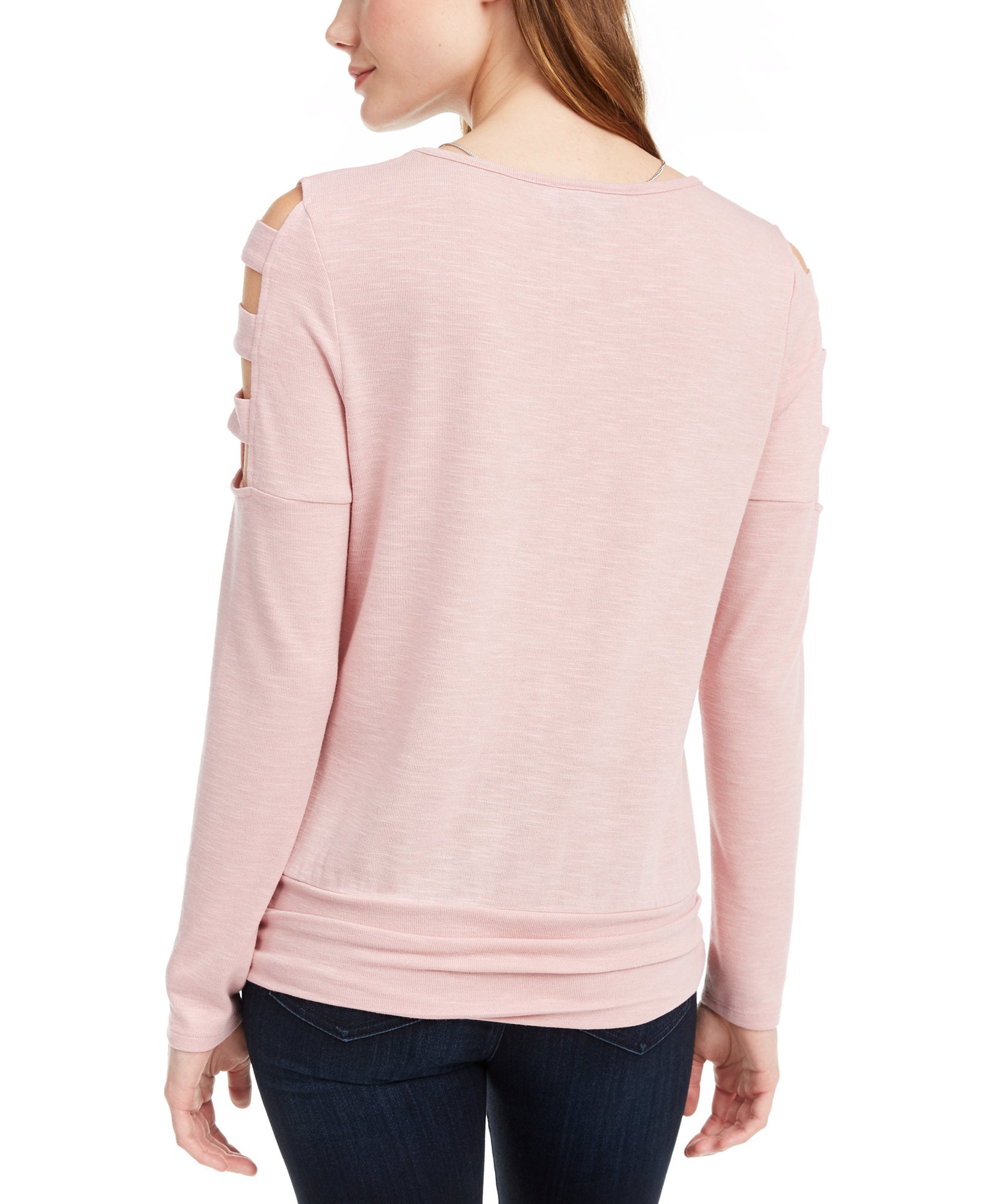 BCX Juniors Lattice Sleeve Top