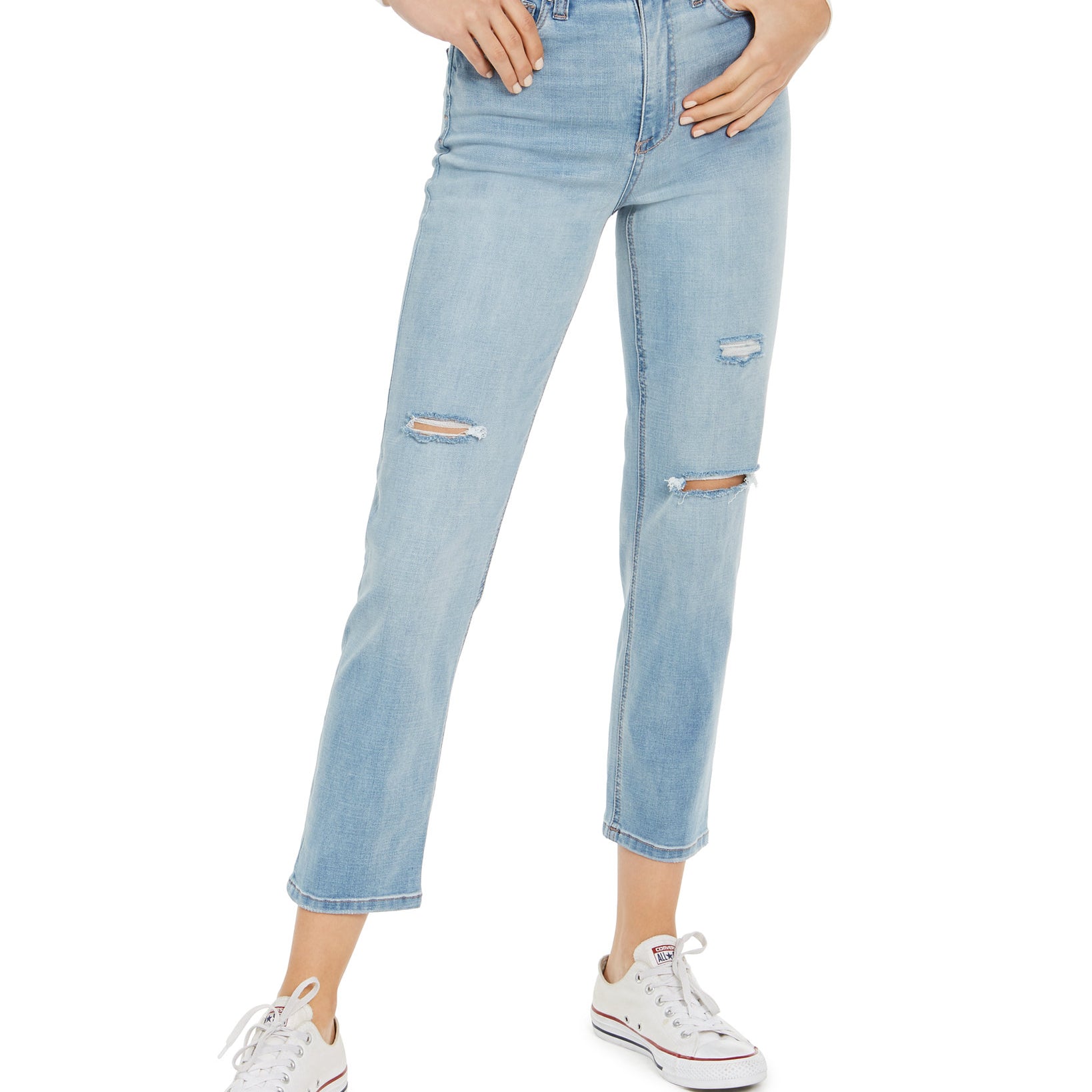 Celebrity Pink Women Ripped Slim Straight Jeans Omnia