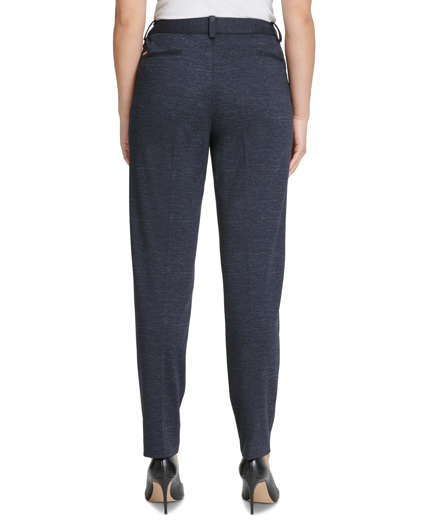 DKNY Women Petite Straight Leg Dress Pants