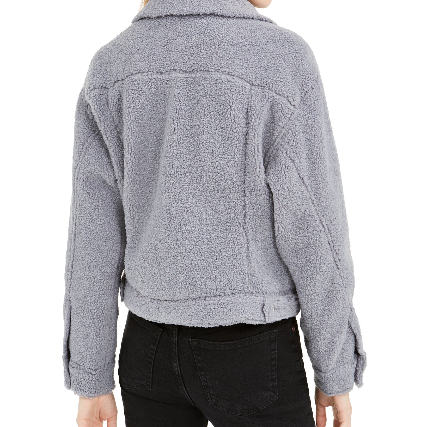 OAT Women Faux Sherpa Trucker Jacket