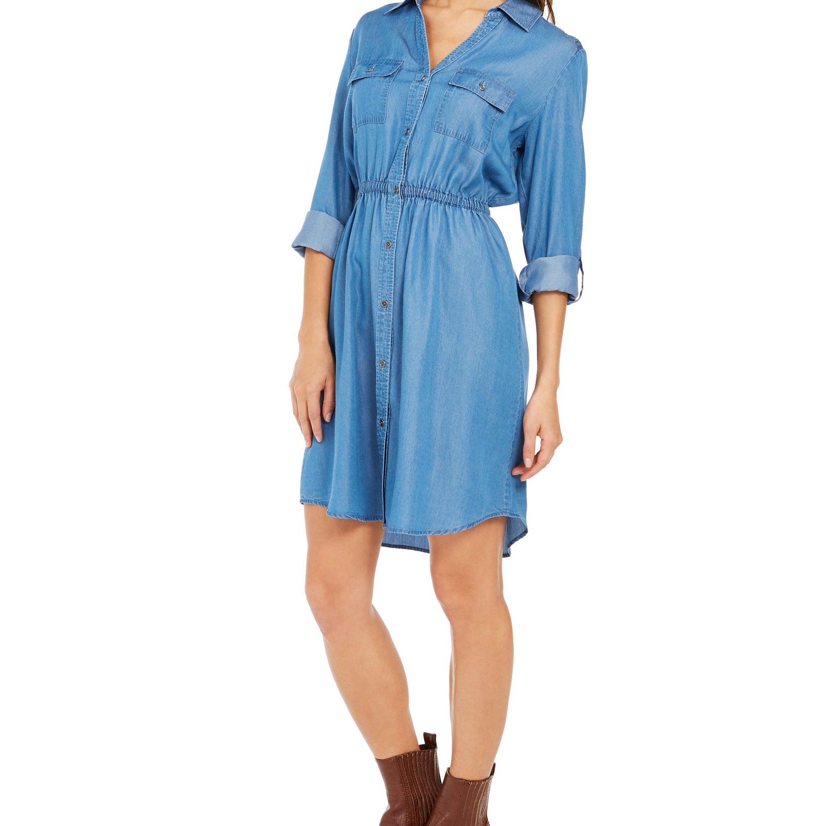 Style & Co Women Woven Utility Dress