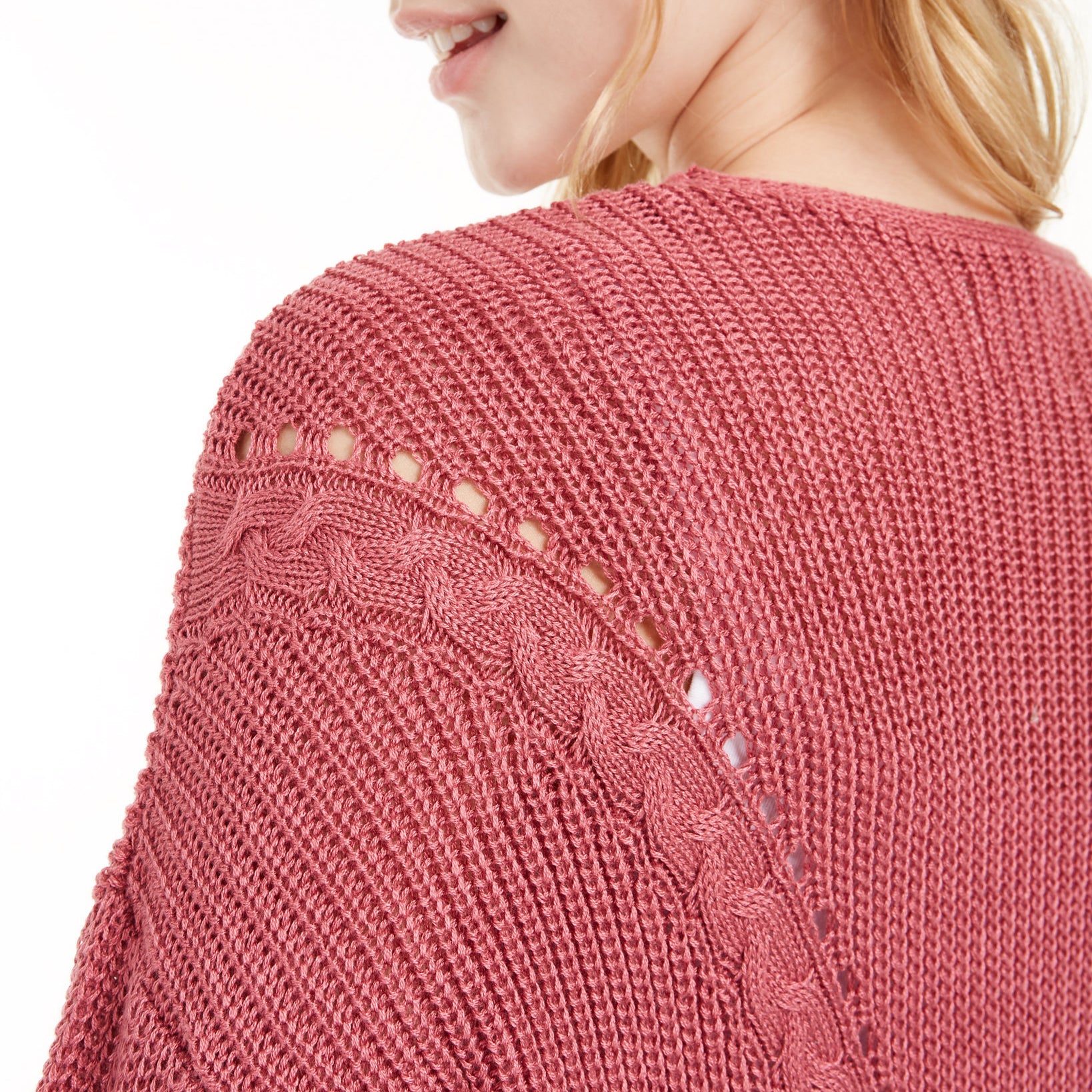 Hippie Rose Women Back Detail Long Cardigan