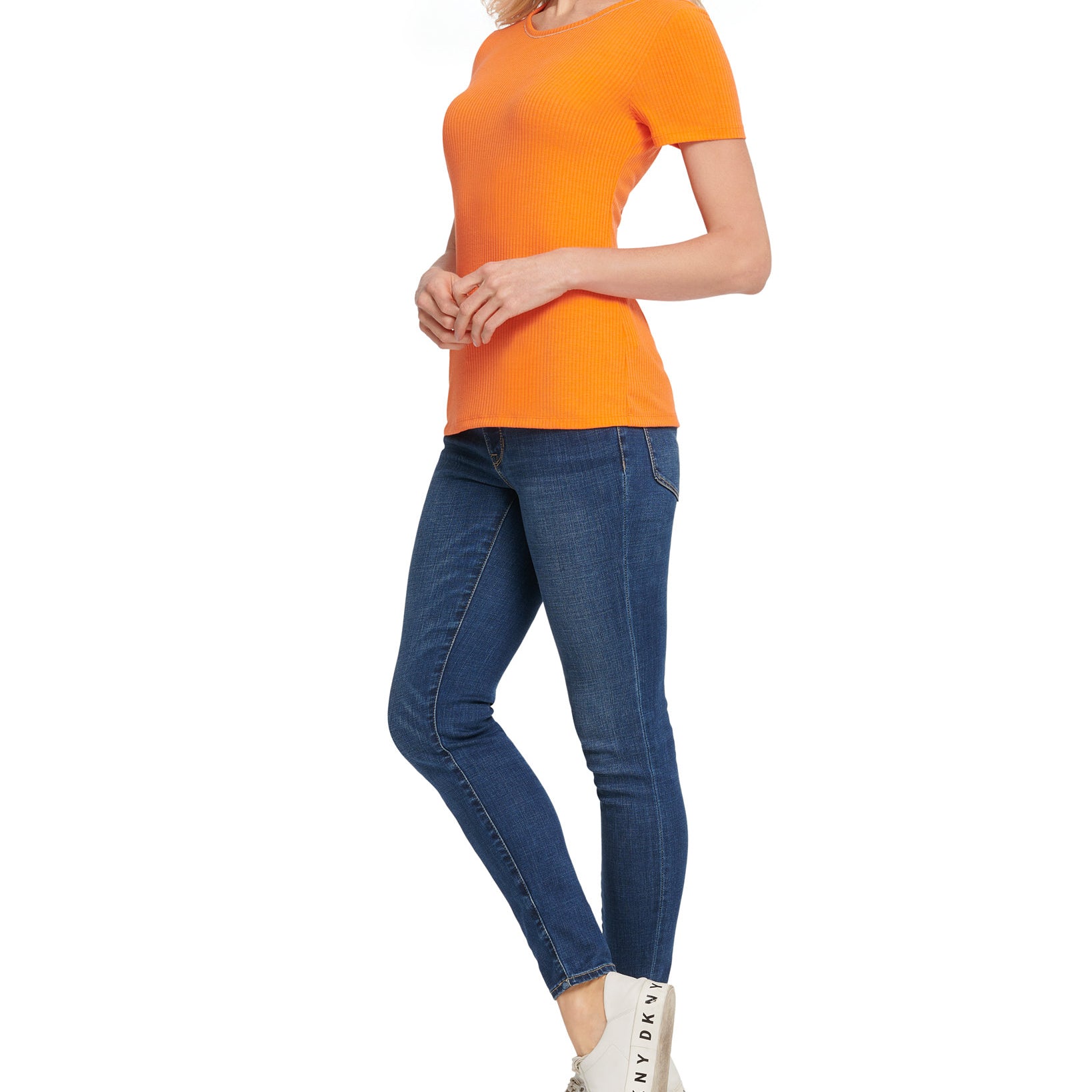 DKNY Women Beaded Neck Top