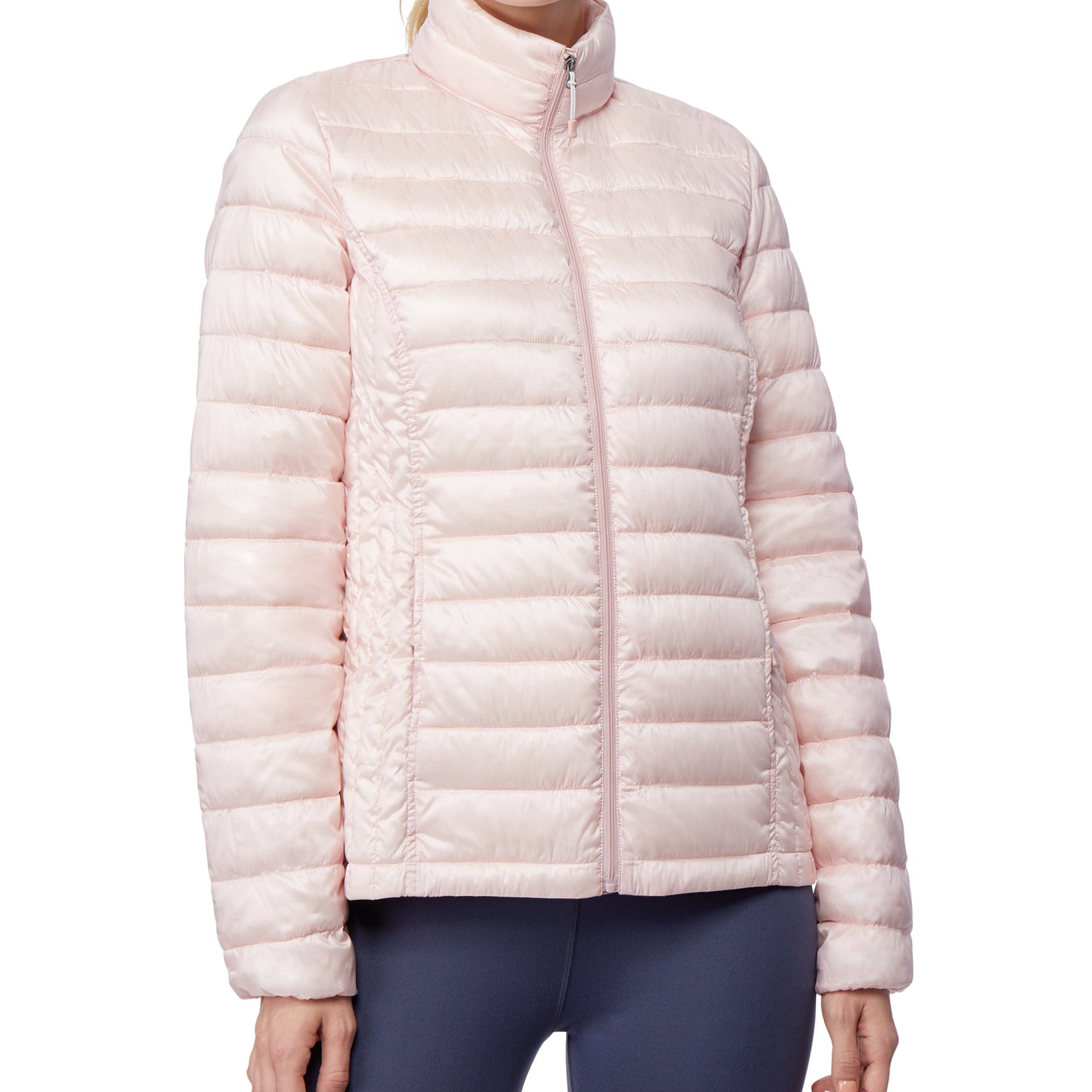 32 Degrees Women Packable Down Puffer Coat Pale Lilac
