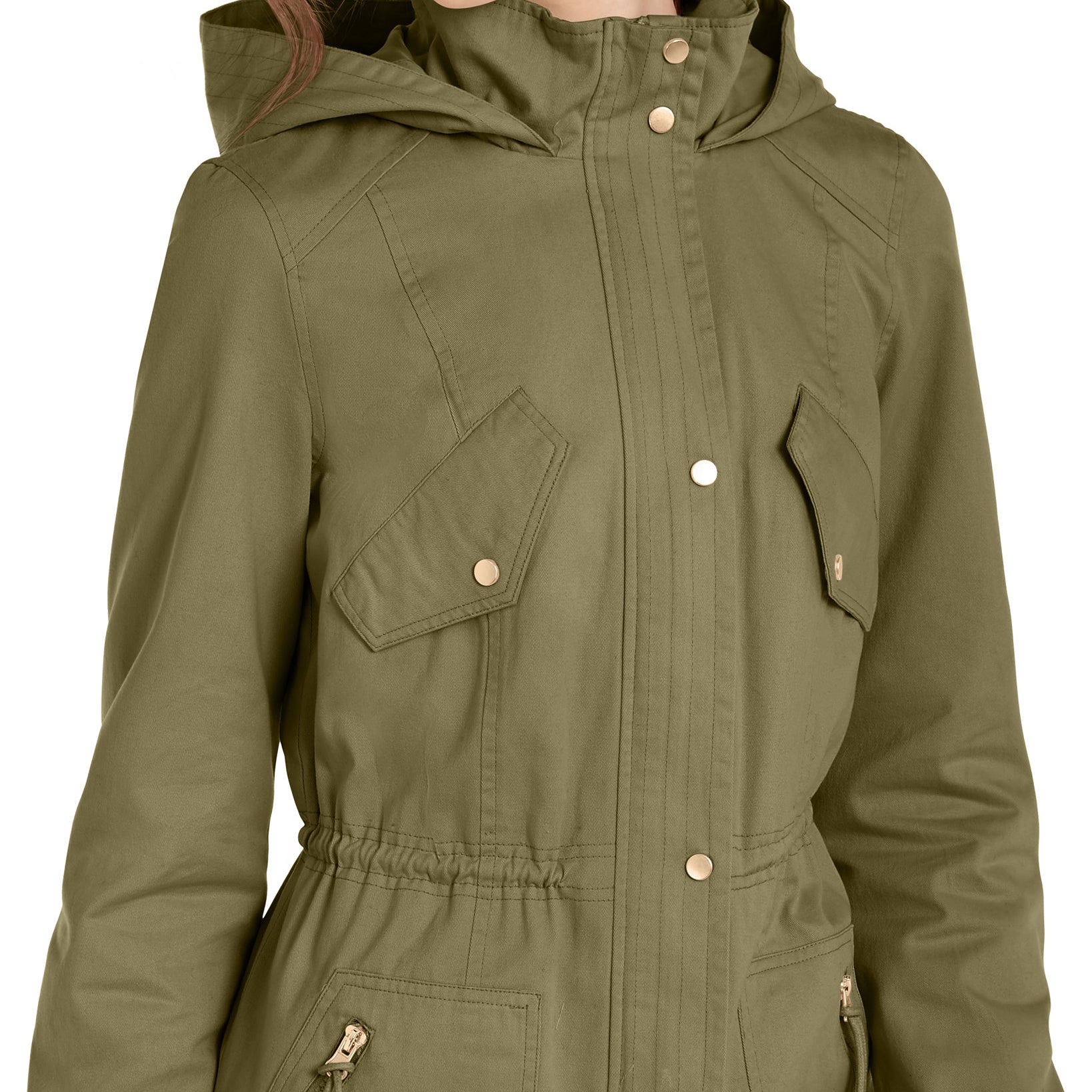 Coffee Shop Women Hooded Anorak