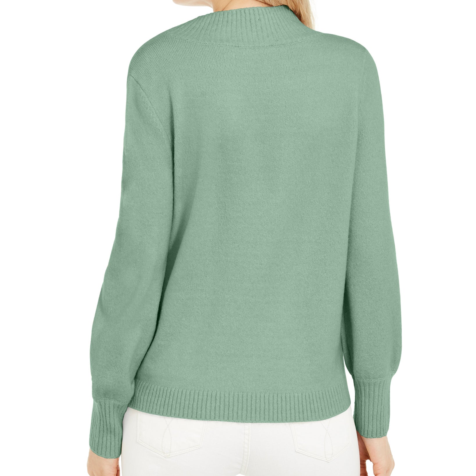 INC International Concepts Women Deep V Neck Tunic Sweater
