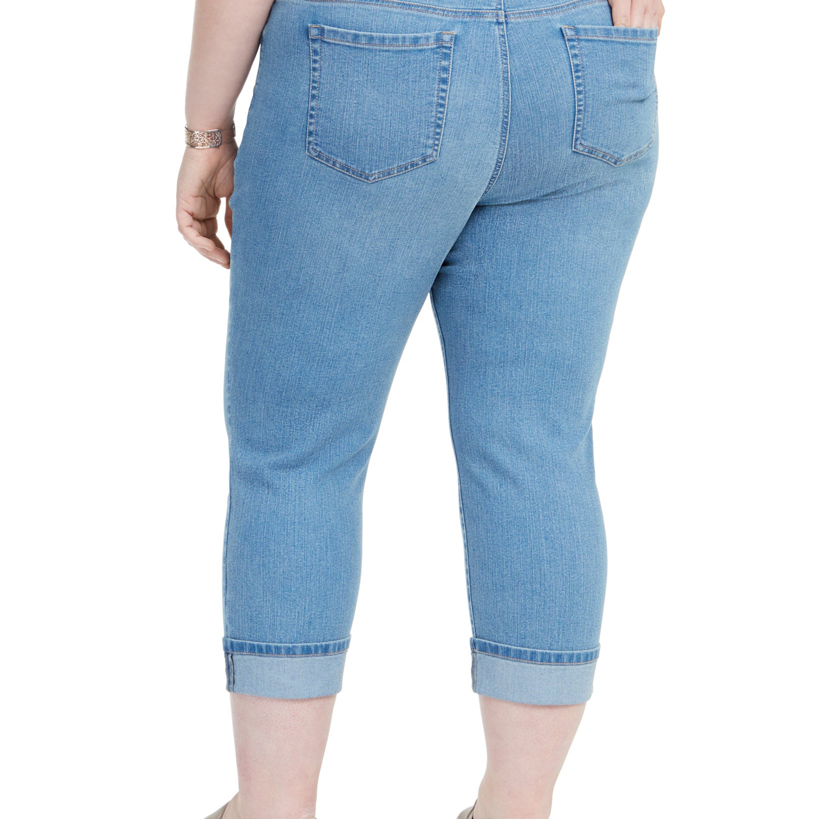 Style & Co Women Plus Cropped Skinny Jeans