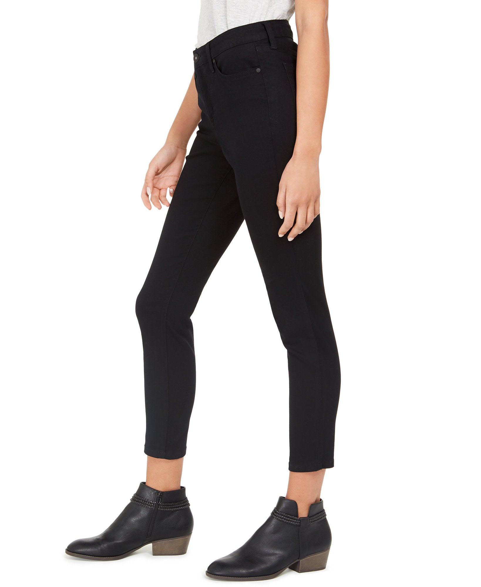 Style & Co Women Uptown Raw Hem Skinny Jeans