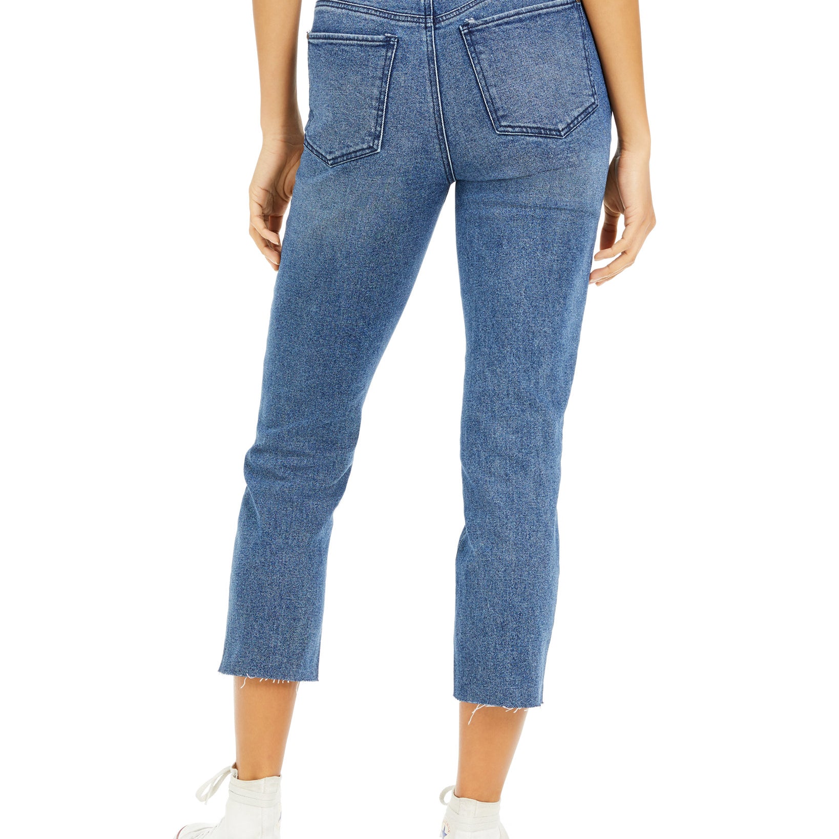 Tinseltown Women High Rise Cropped Jeans