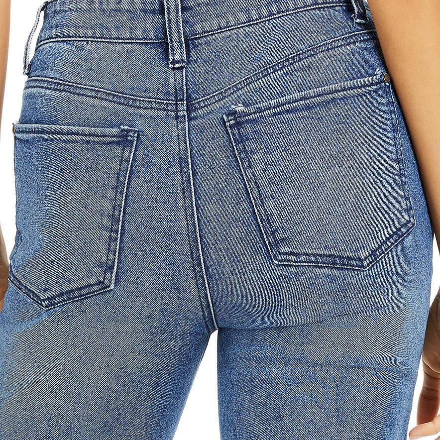 Tinseltown Women High Rise Cropped Jeans