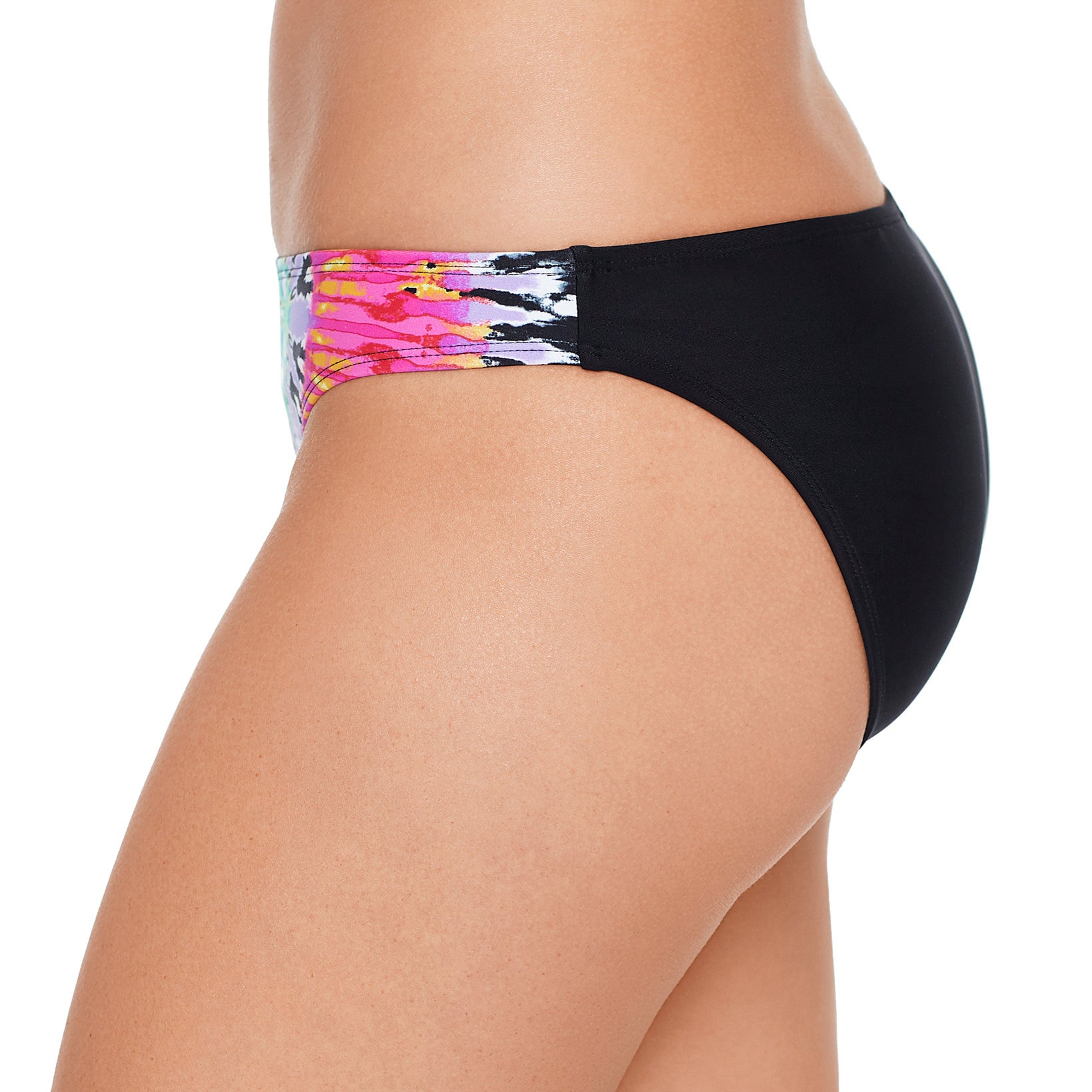 Salt + Cove Women Totally Tie Dye Printed Hipster Bikini Bottoms