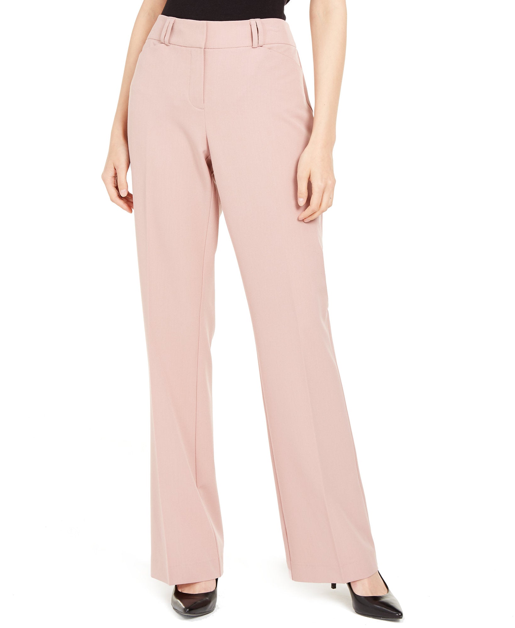 Alfani Women Curvy Bootcut Pants Pottery Clay