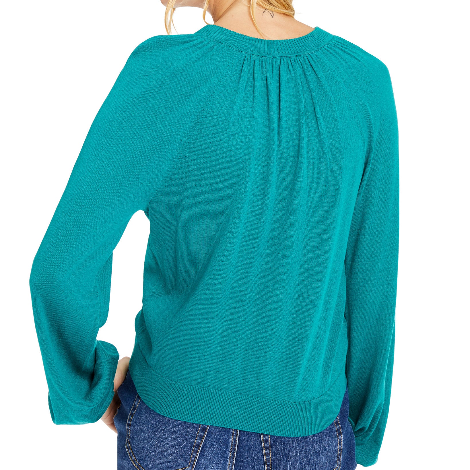 INC International Concepts Women Balloon Sleeve Sweater