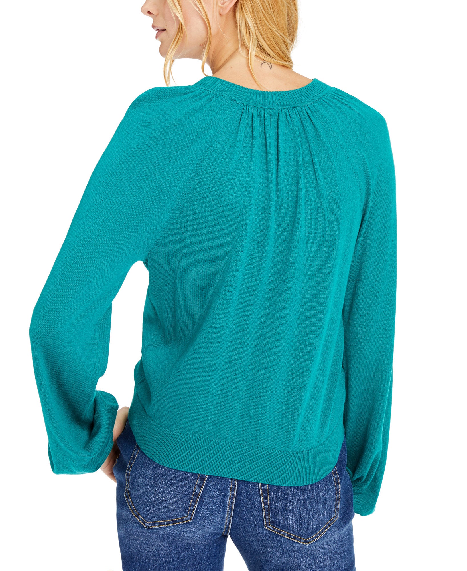 INC International Concepts Women Balloon Sleeve Sweater