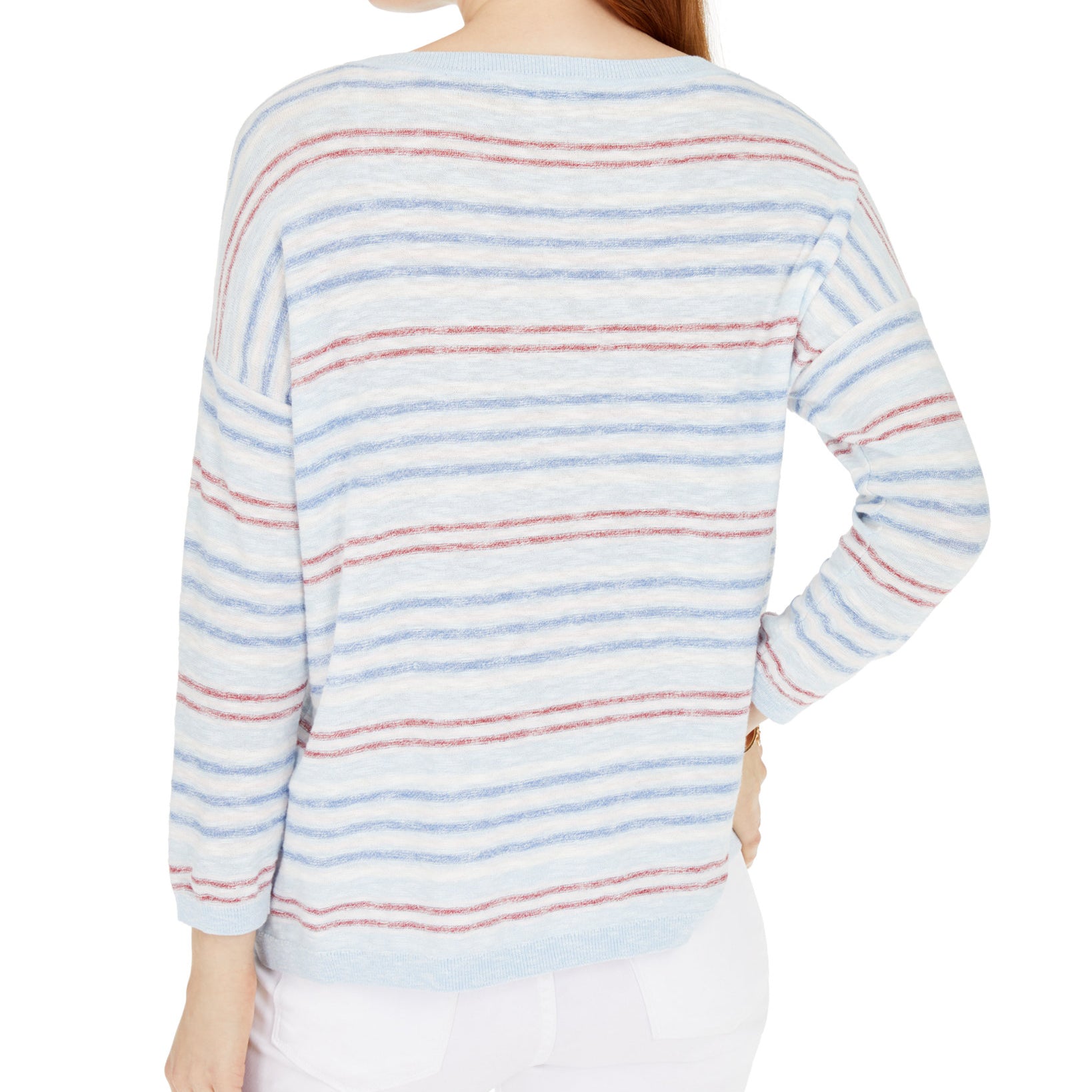 Tommy Hilfiger Women Striped Cotton Sweater