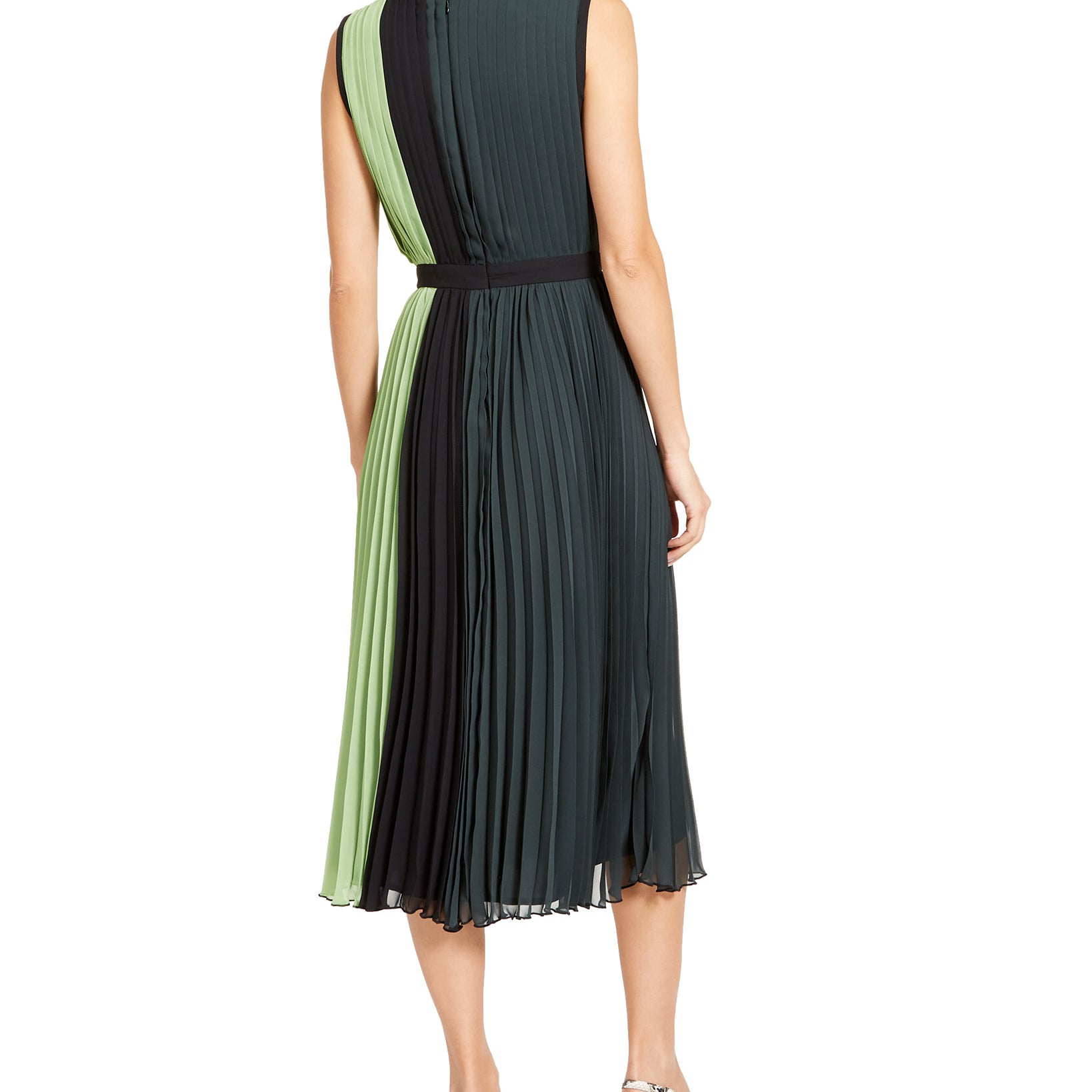 Alfani-Women-Colorblocked-Pleated-Sleeveless-Dress