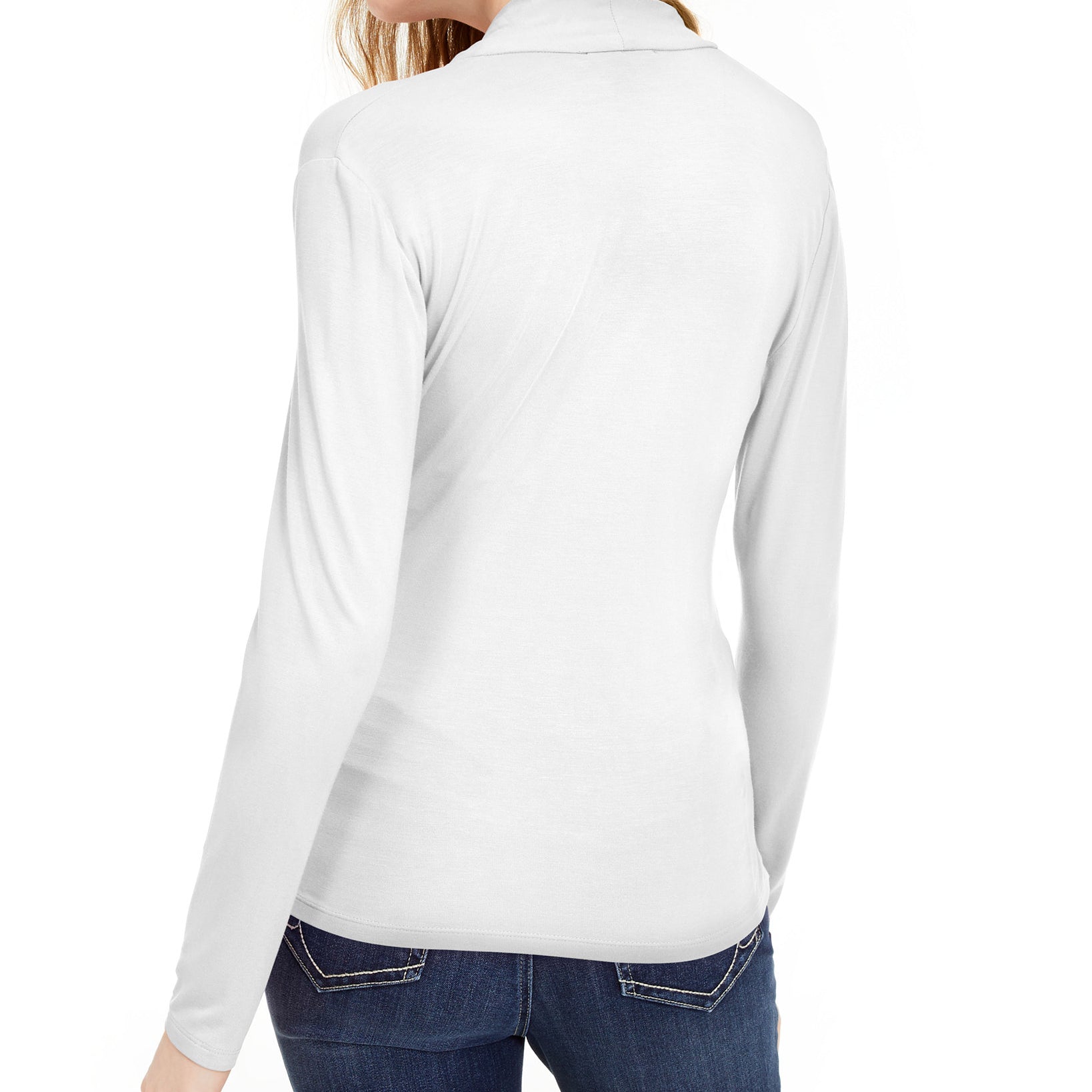INC International Concepts Women Surplice Front Top