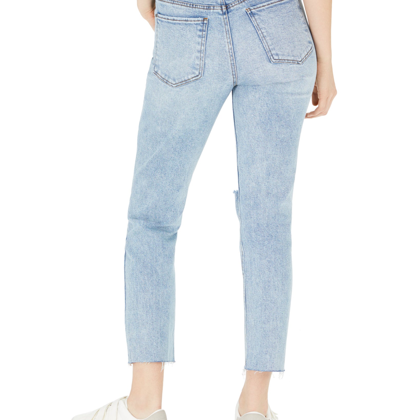 Tinseltown Women High Rise Cropped Jeans