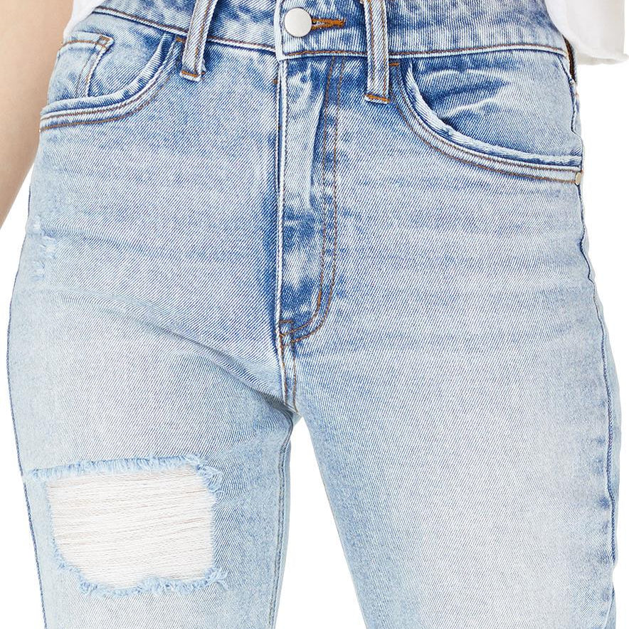 Tinseltown Women High Rise Cropped Jeans
