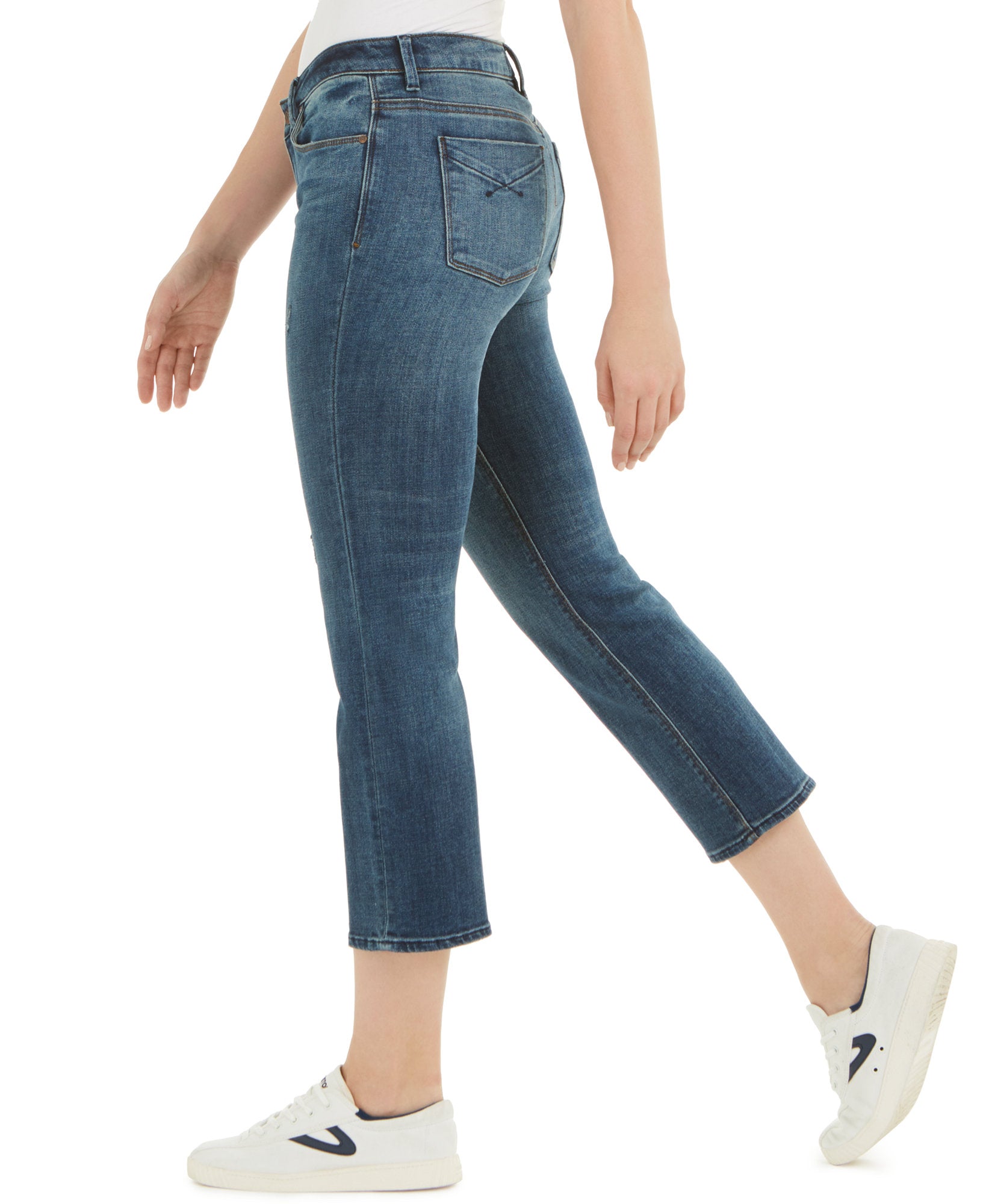 Unpublished Women Cropped Kick Flare Jeans