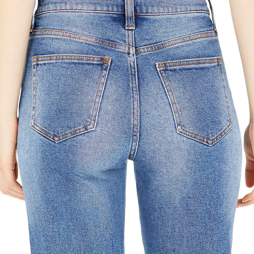 Celebrity Pink Womens Cropped Straight Leg Jeans