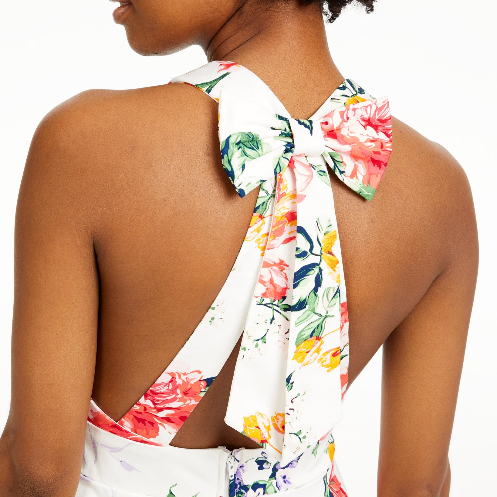 City Studios Women Bow Back Fit & Flare Dress