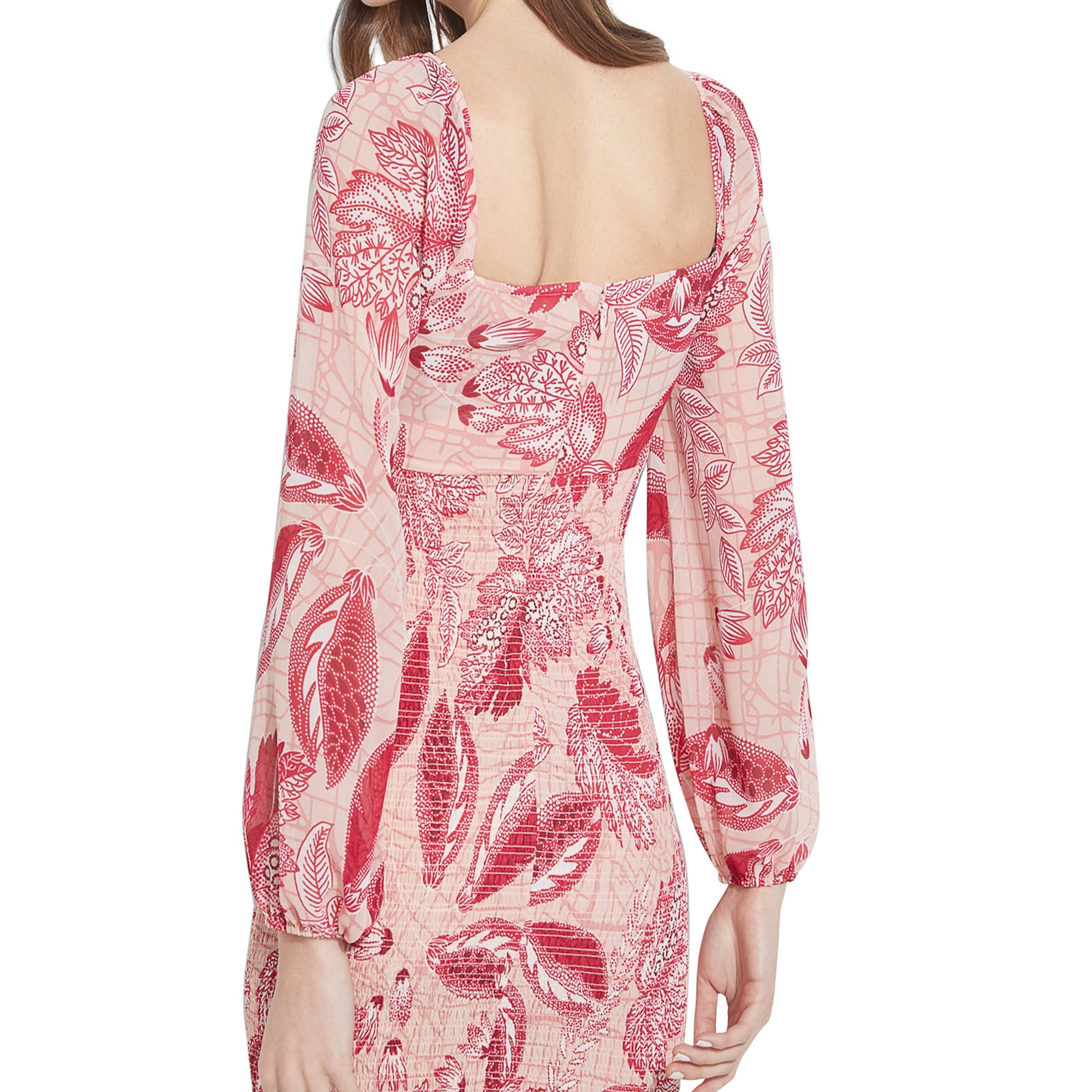 GUESS Women Cypress Smocked Printed Dress
