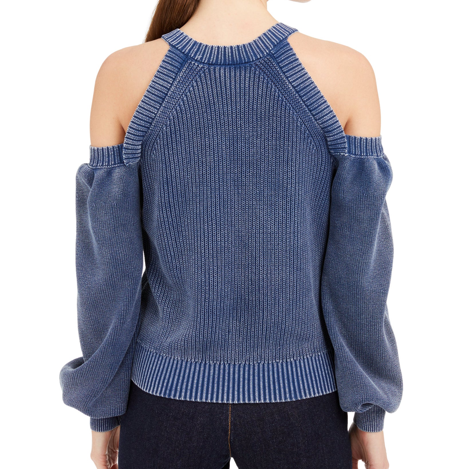 INC International Concepts Women Cold Shoulder Sweater