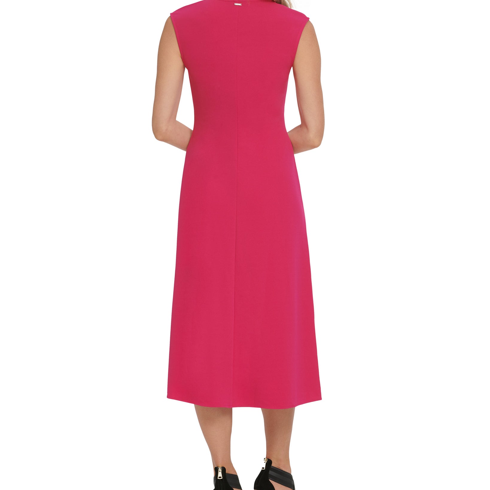 DKNY Women Asymmetrical Midi Dress