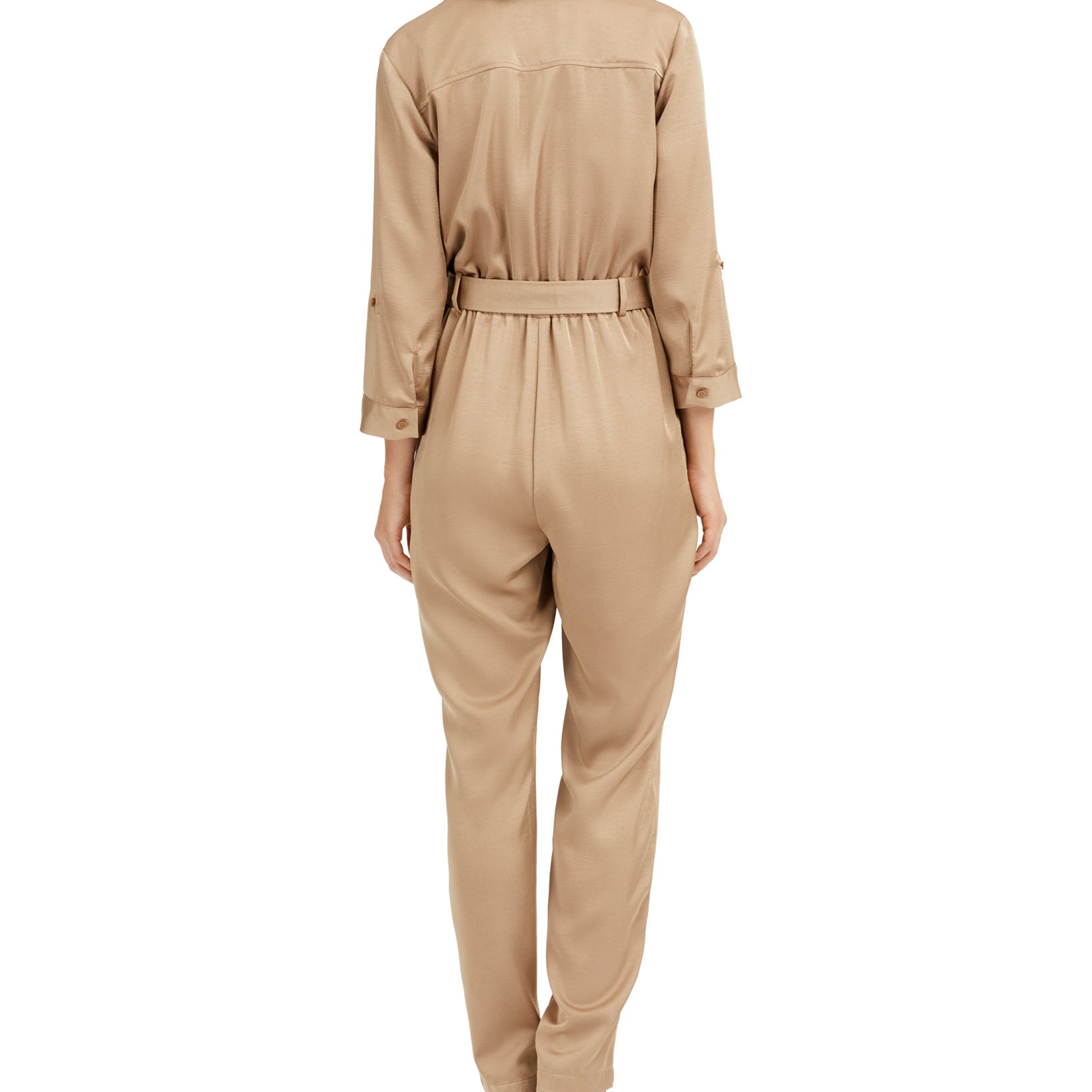 INC International Concepts Women Plus Button Front Jumpsuit