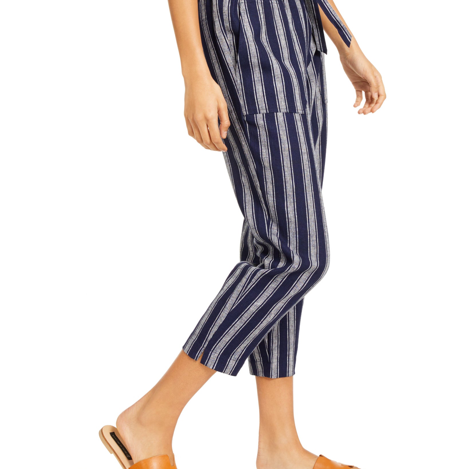 Indigo Rein Juniors Striped Cropped Soft Pants