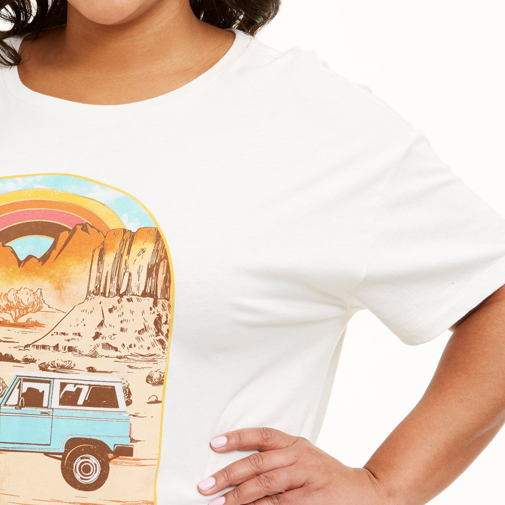 Rebellious One Women Plus Trendy Cotton Adventure Graphic T Shirt