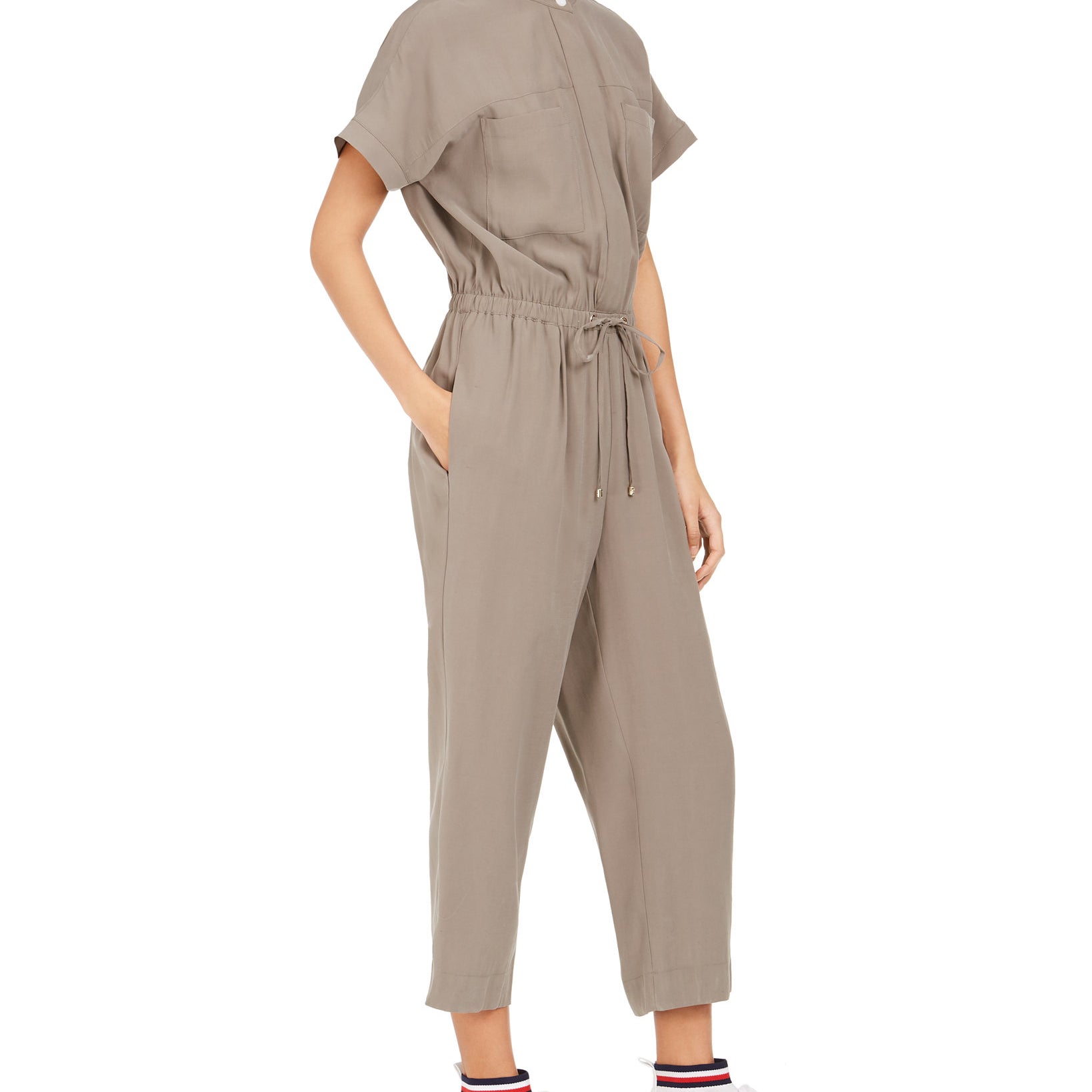 Tommy Hilfiger Women Drawstring Waist Jumpsuit