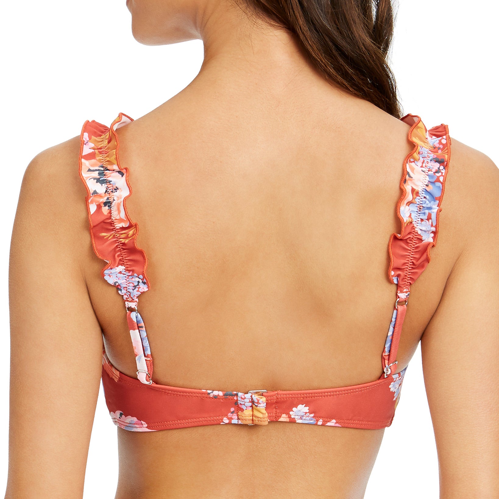 SUNDAZED Women Skye Floral Bra Sized Bikini Top