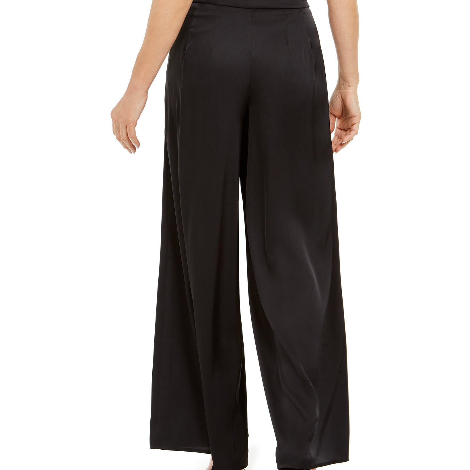 MSK Women Tie Front Wide Leg Pants
