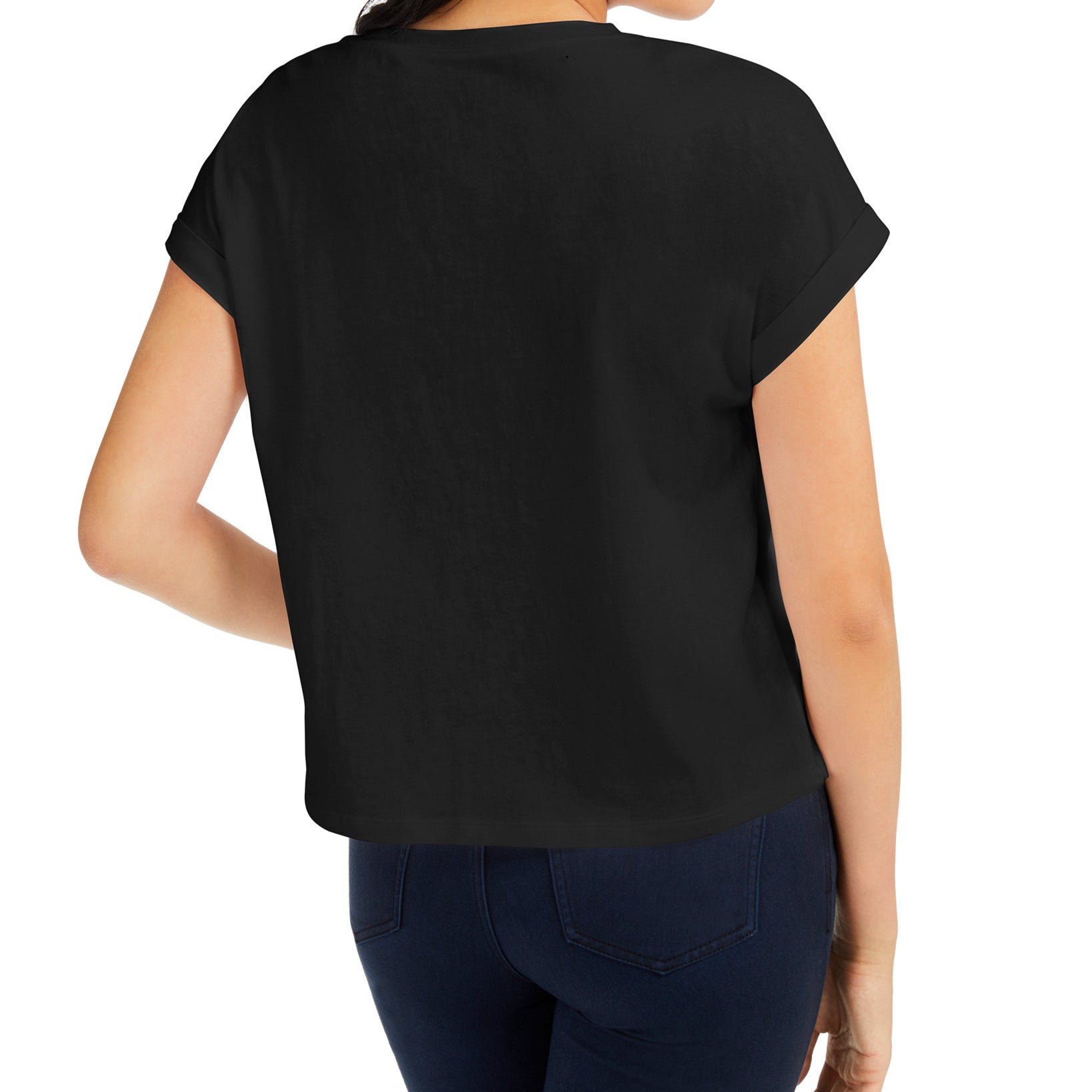 INC International Concepts Women Boxy Crewneck T Shirt