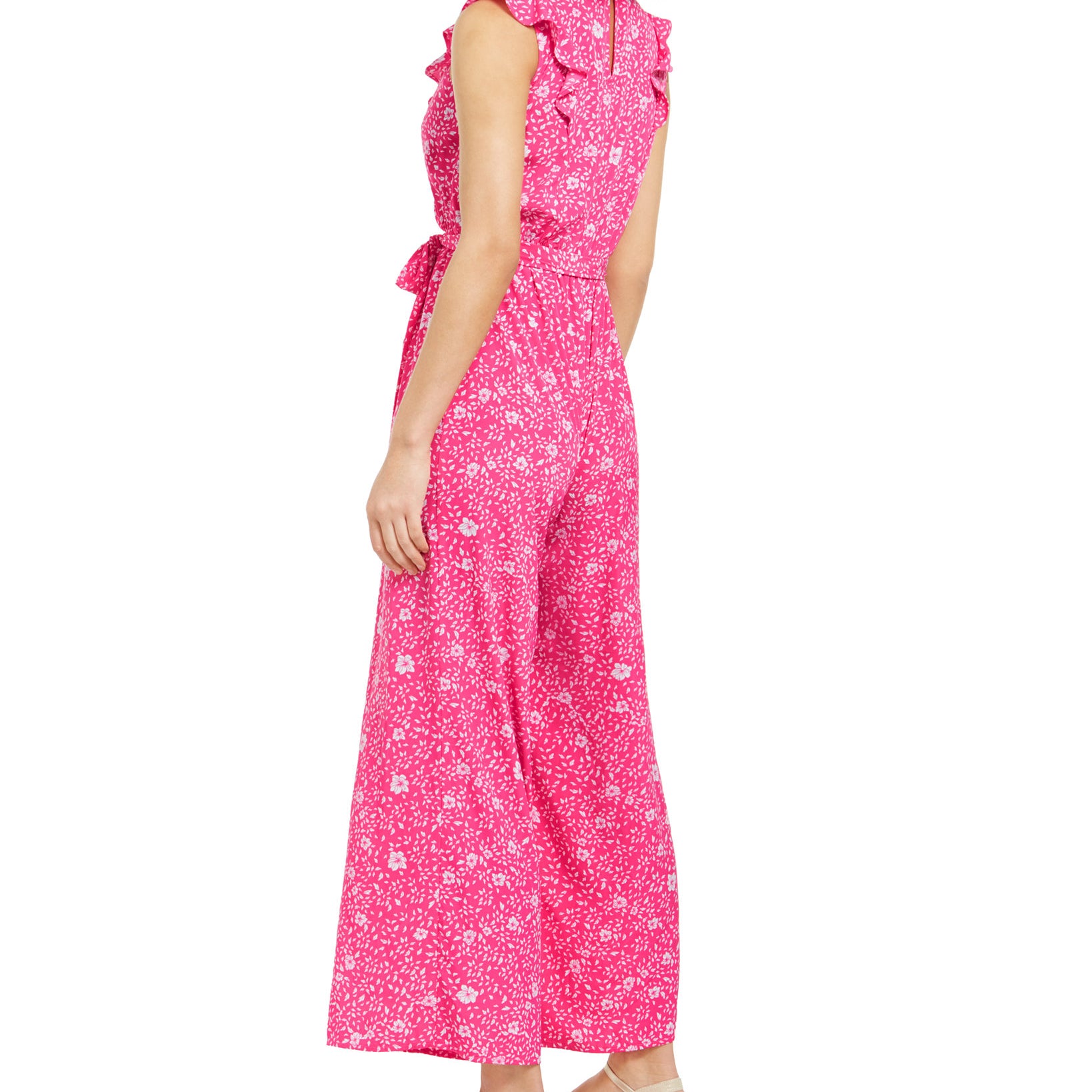 Charter Club Women Printed Belted Jumpsuit