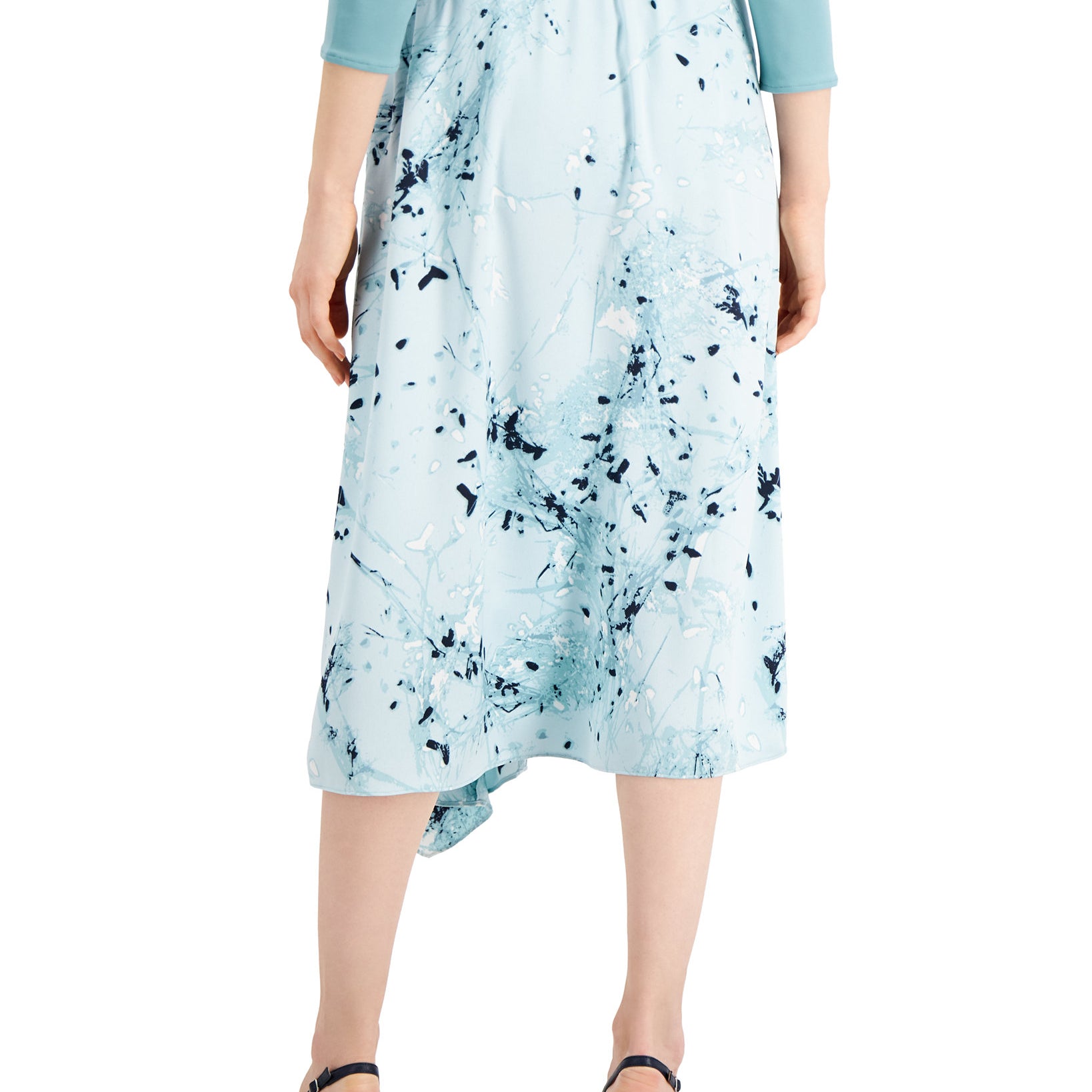 Alfani Women Print A Line Skirt
