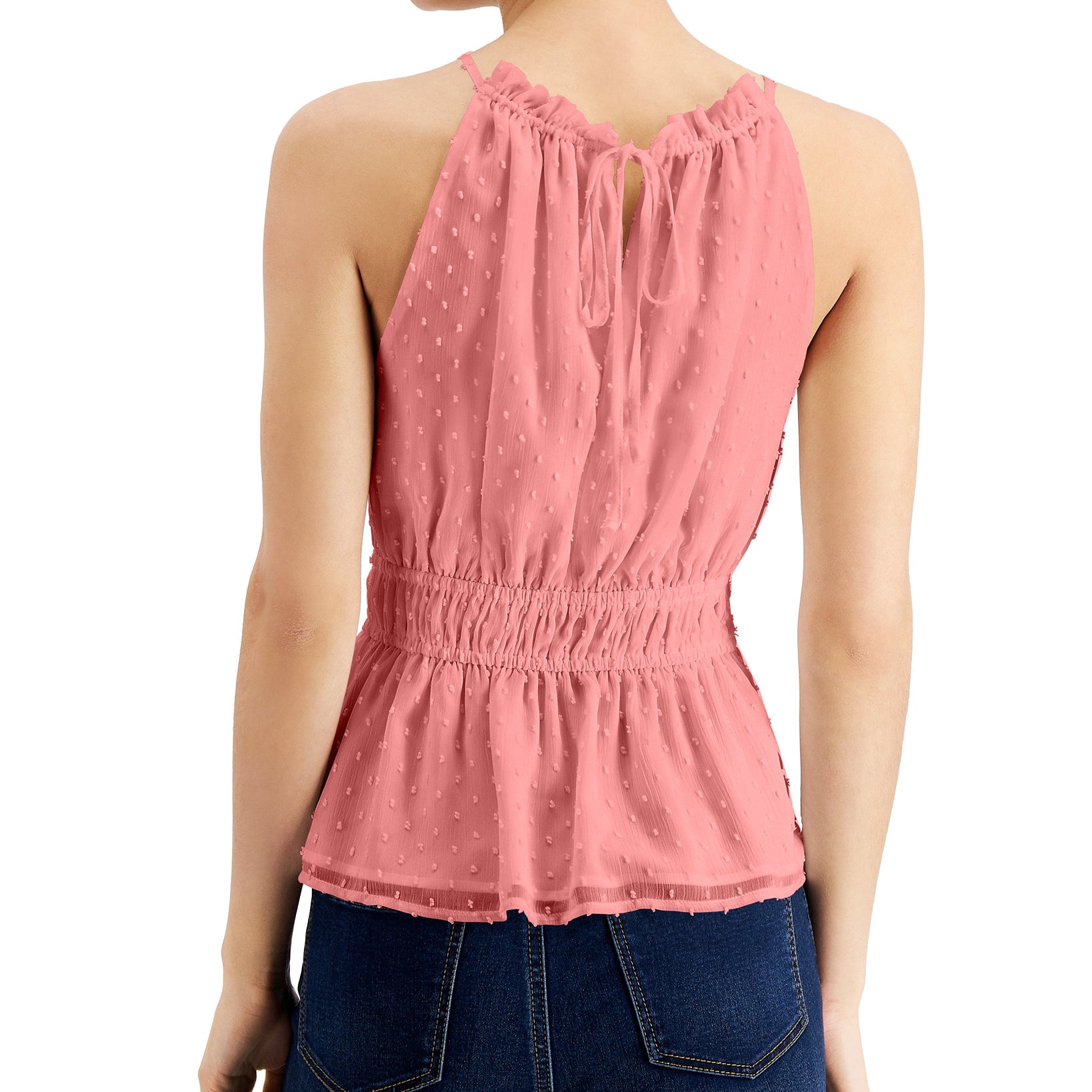 LEYDEN Women Gathered Halter Top