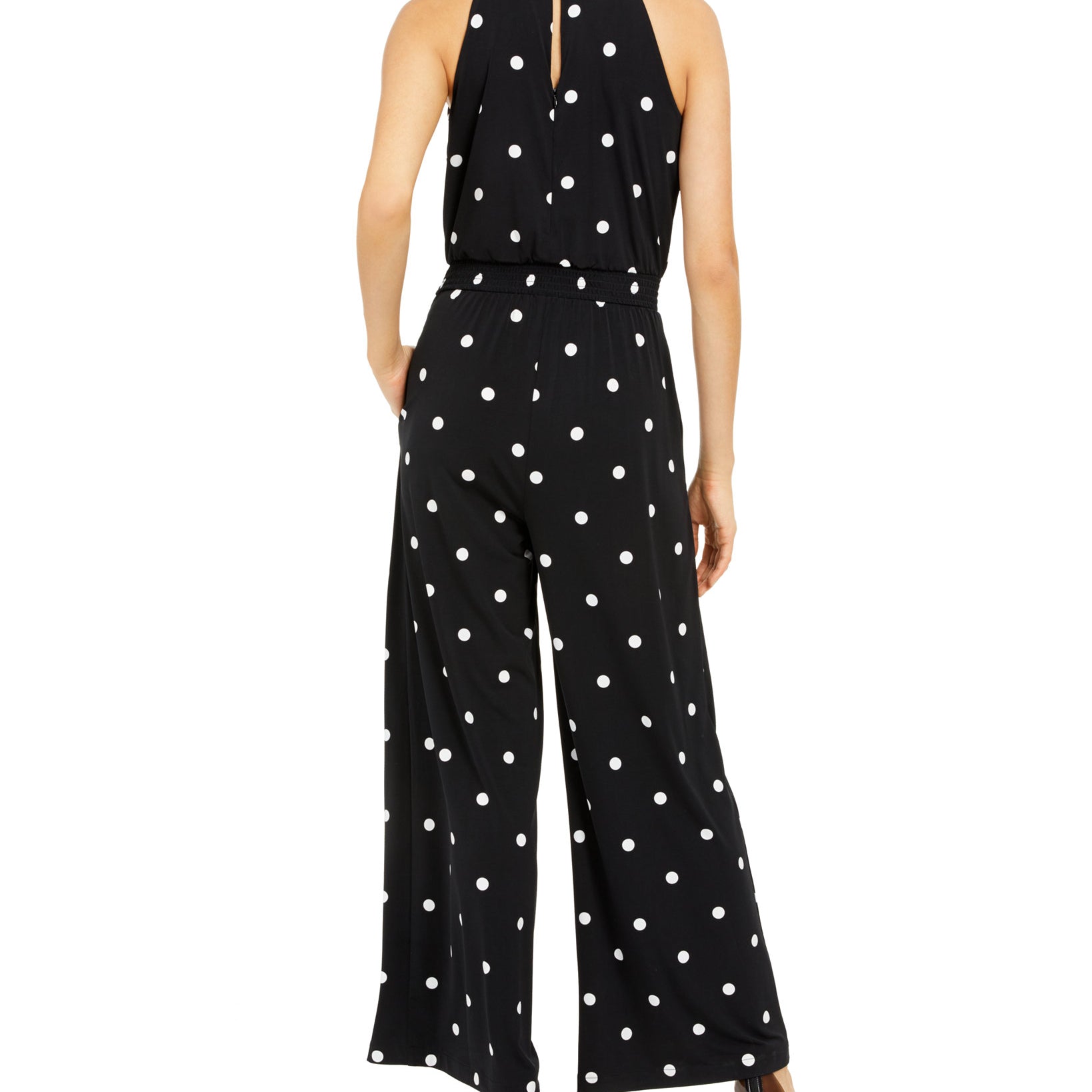 INC International Concepts Women Print Sleeveless Jumpsuit