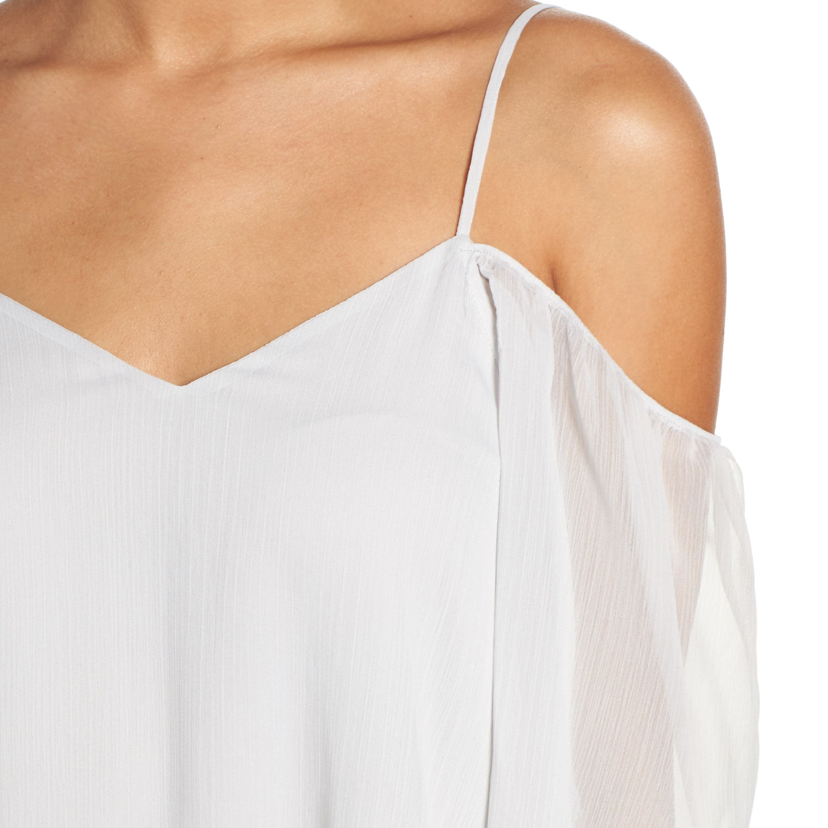 French Connection Women Constance Cold Shoulder Drape Dress