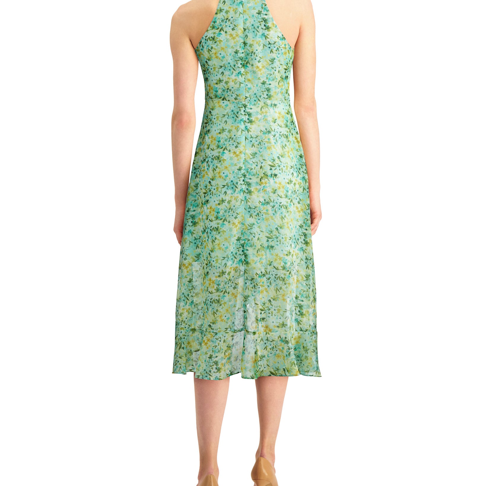 kensie Women Printed Popover Midi Dress