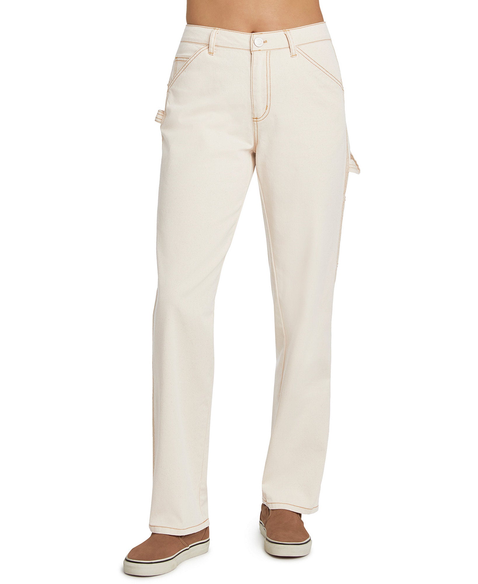 Dickies Women Carpenter Pants Natural