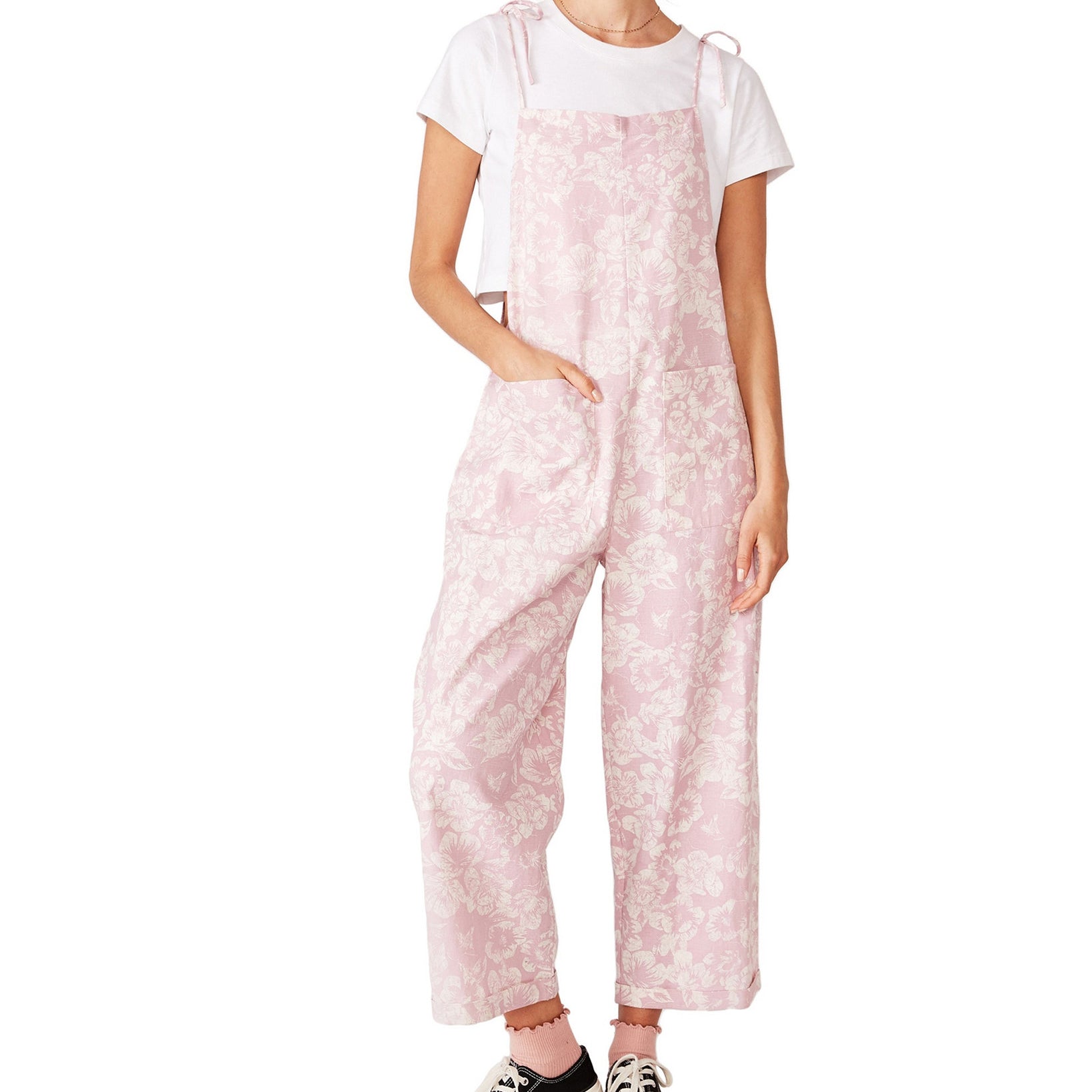 COTTON ON Women Clelia Pinafore Jumpsuit Magnolia Orchid