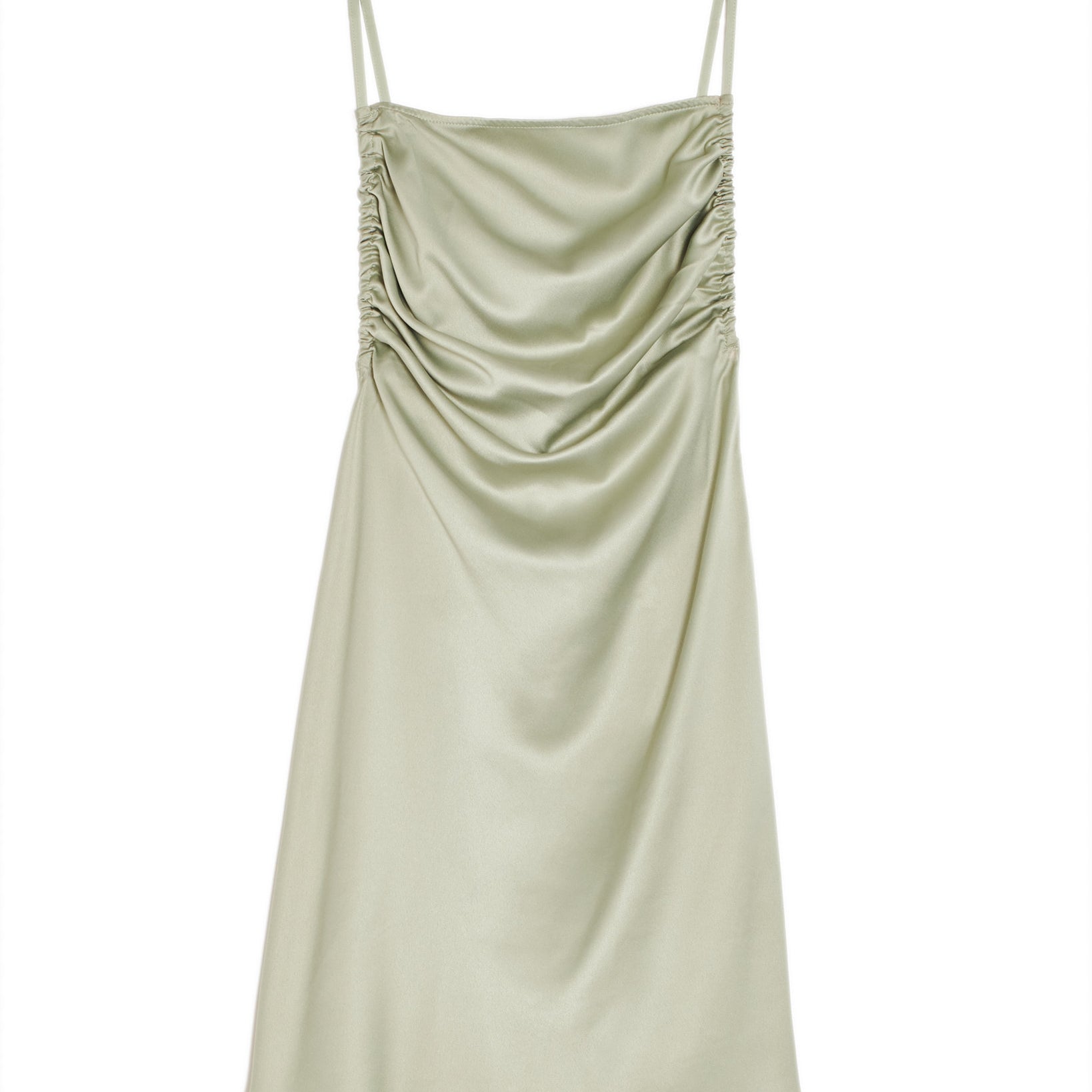 Danielle Bernstein Women Solid Mini Slip Dress Cloud