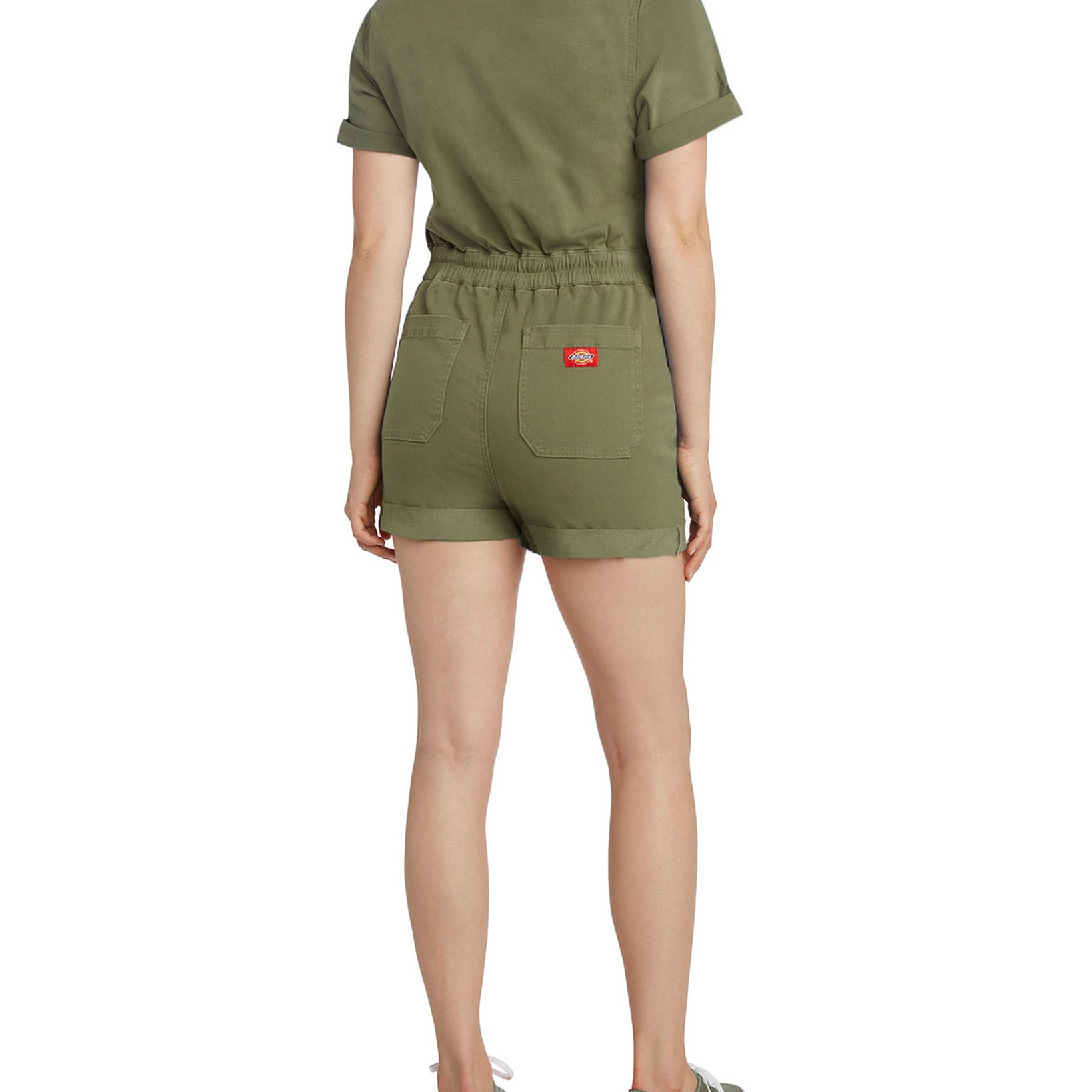 Dickies Women Zip Front Romper