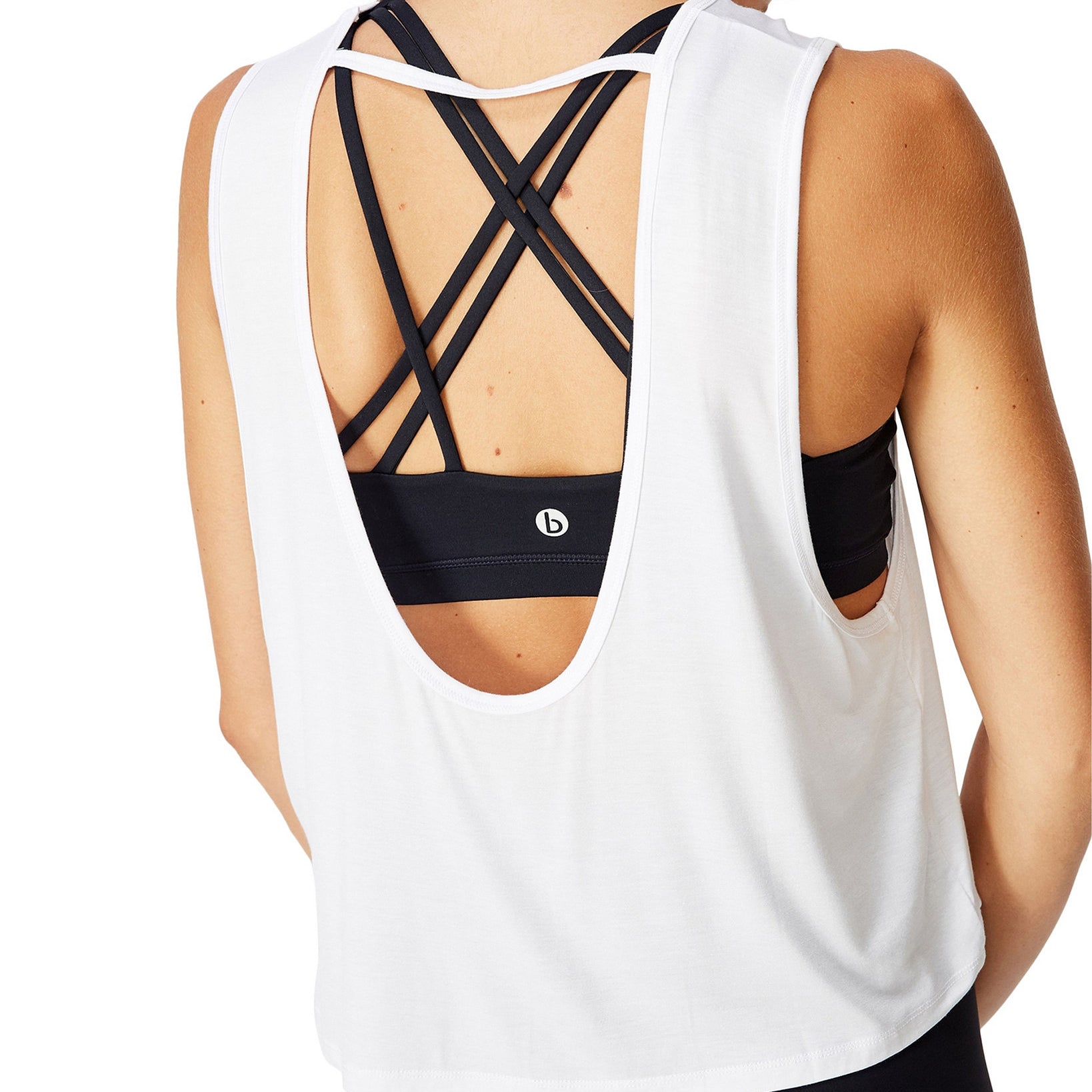 COTTON ON Womens Cropped Keyhole Washed Tank Top