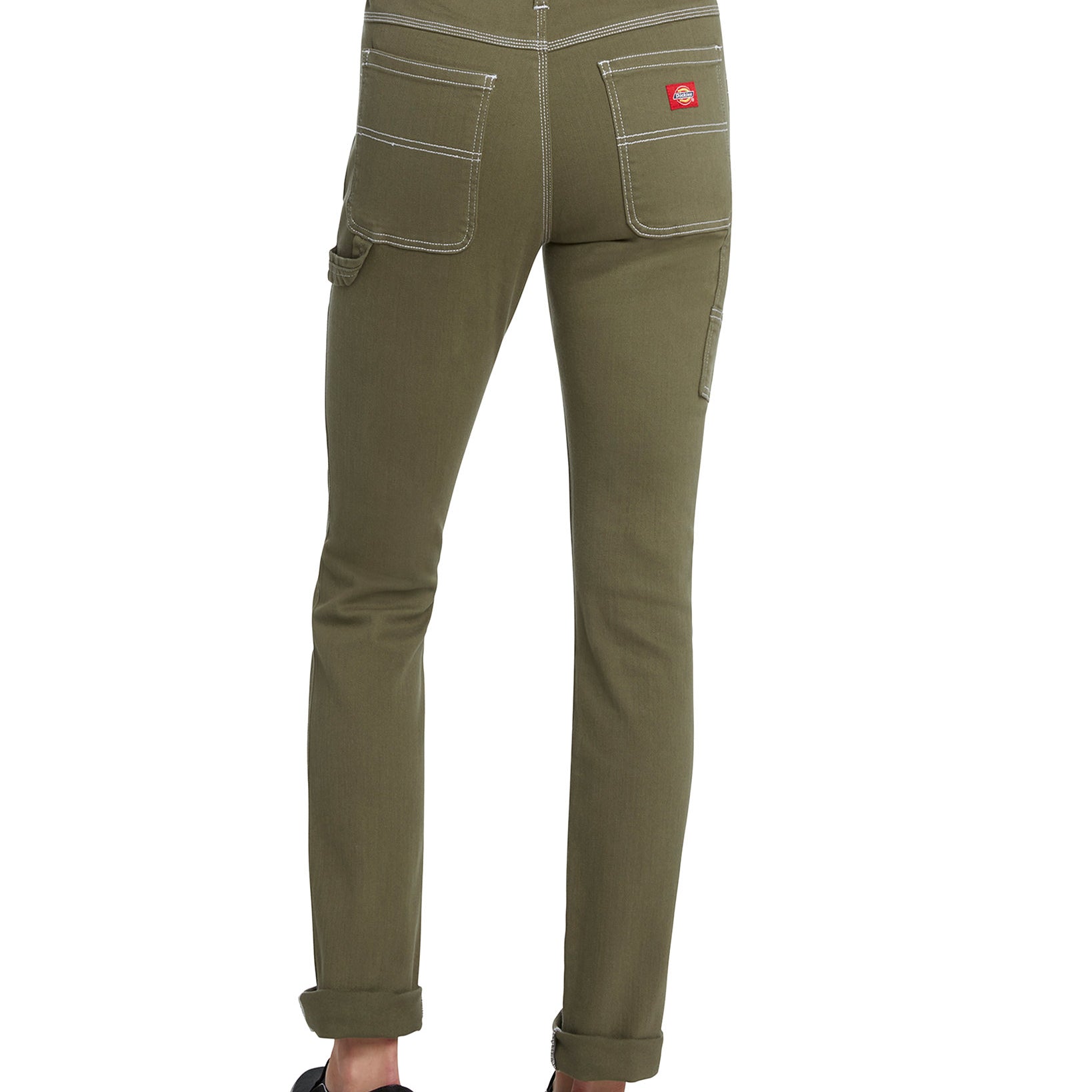 Dickies Women Contrast Stitch Cotton Jeans